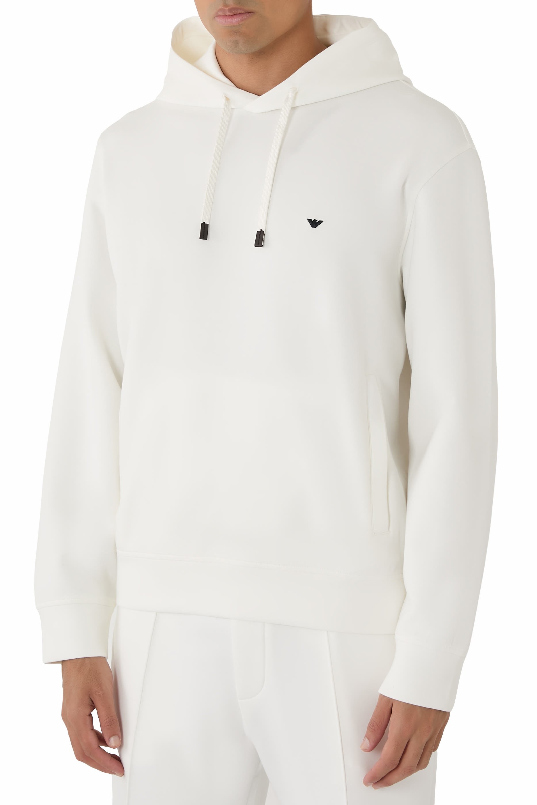 سويت شيرت بشعار الماركة بحجم صغير