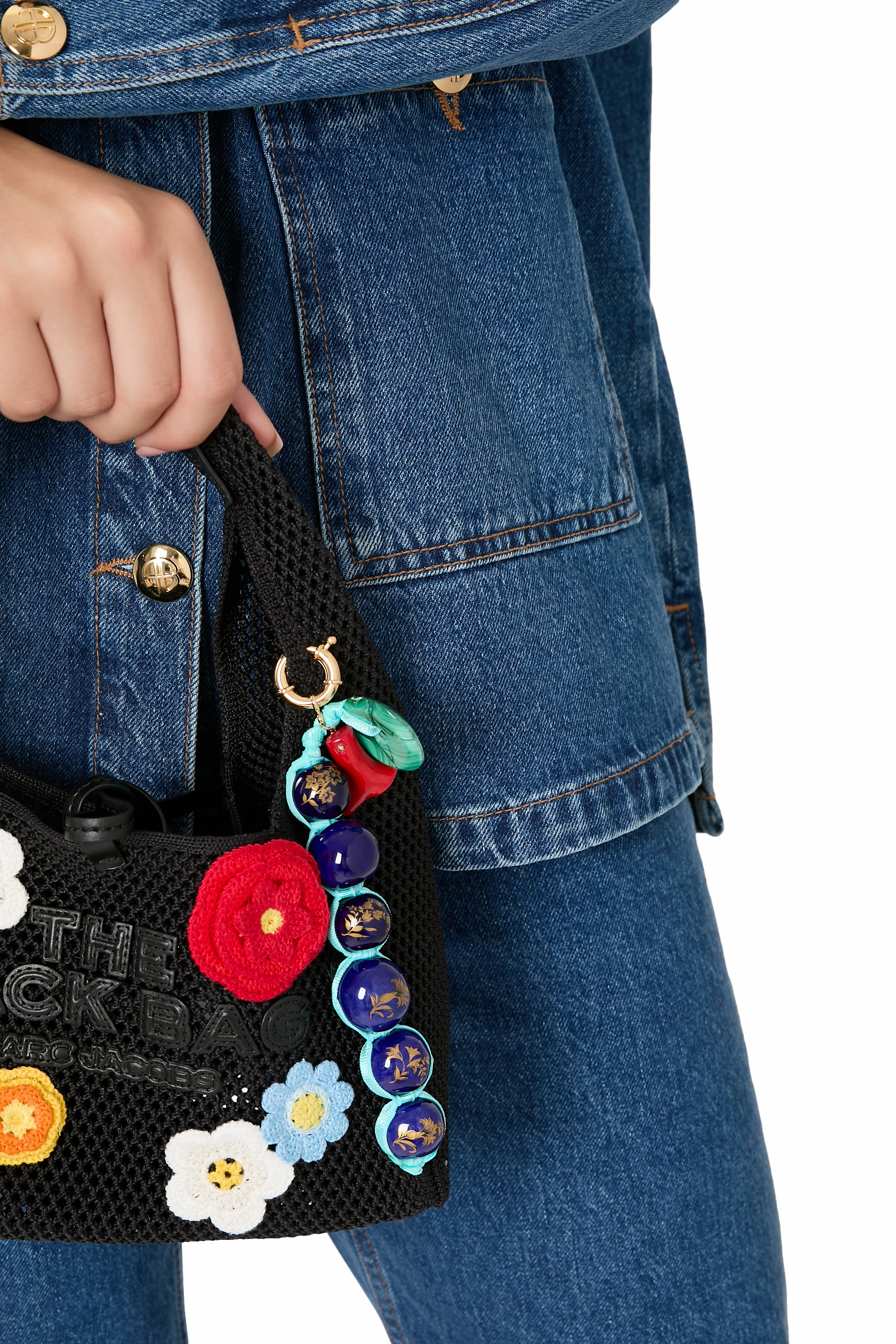 سلسلة مفاتيح بتفاصيل كروية وحلية بتصميم فلفل