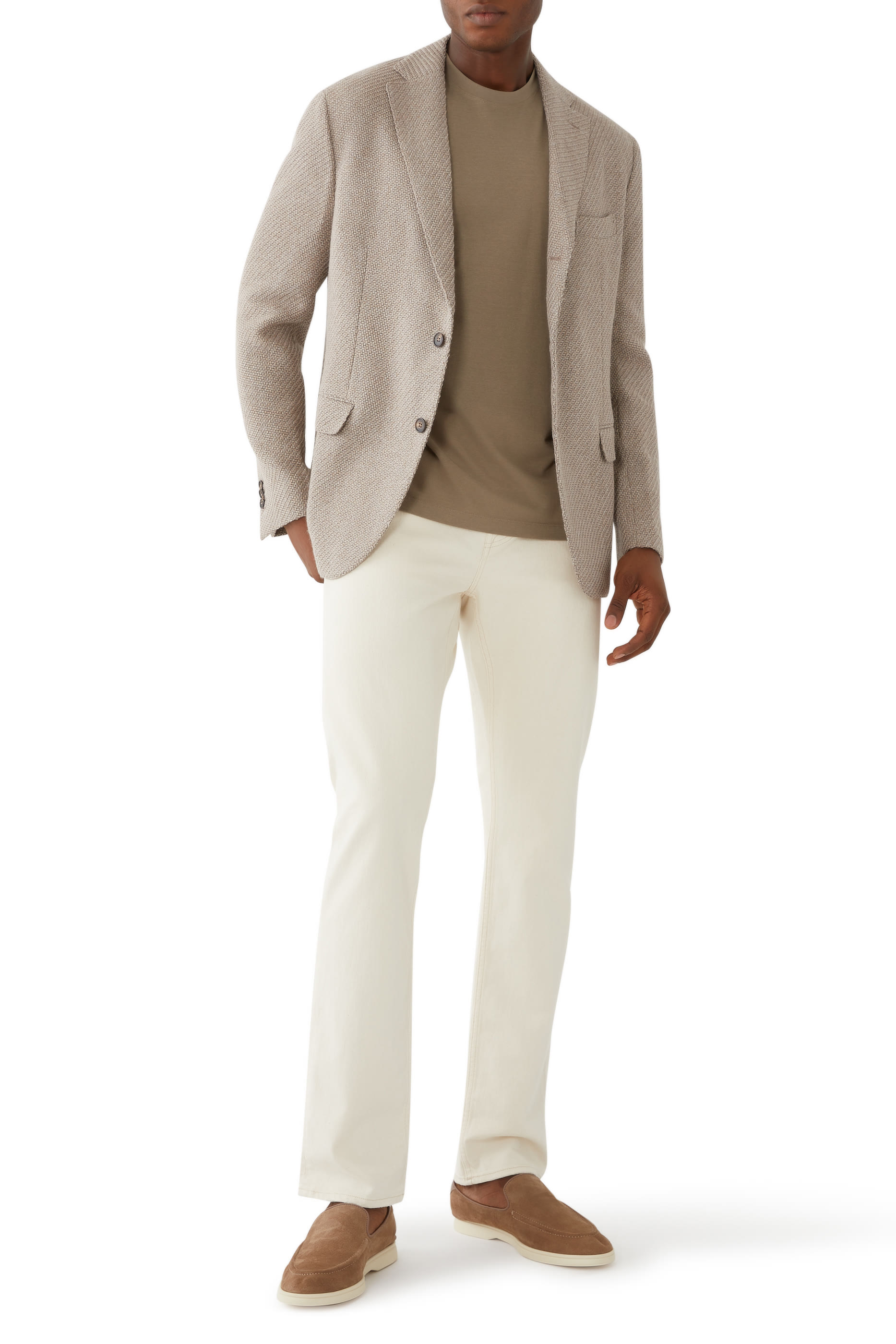 تيشيرت بقصة ضيقة ايس كوتن