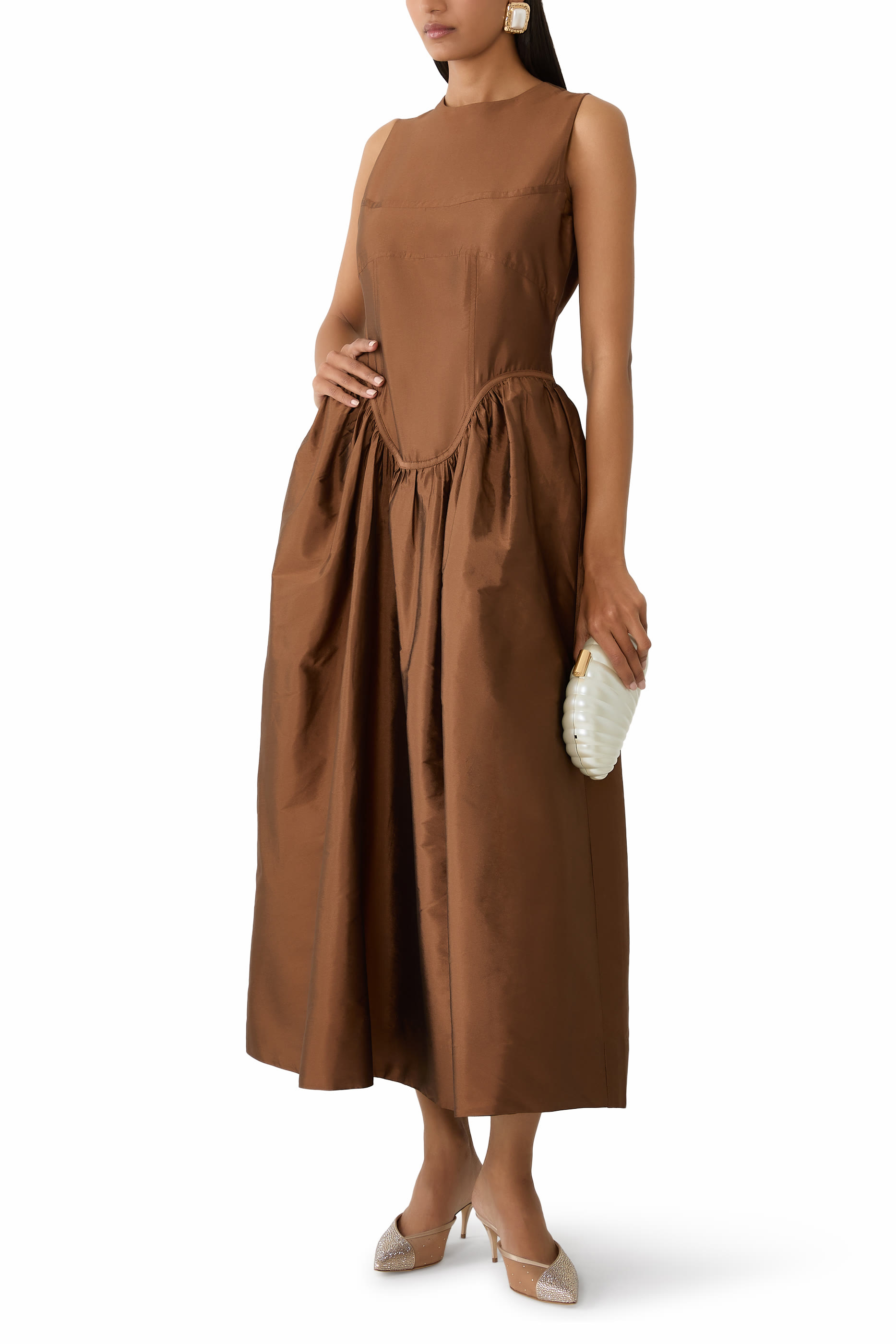 فستان ويلما متوسط الطول