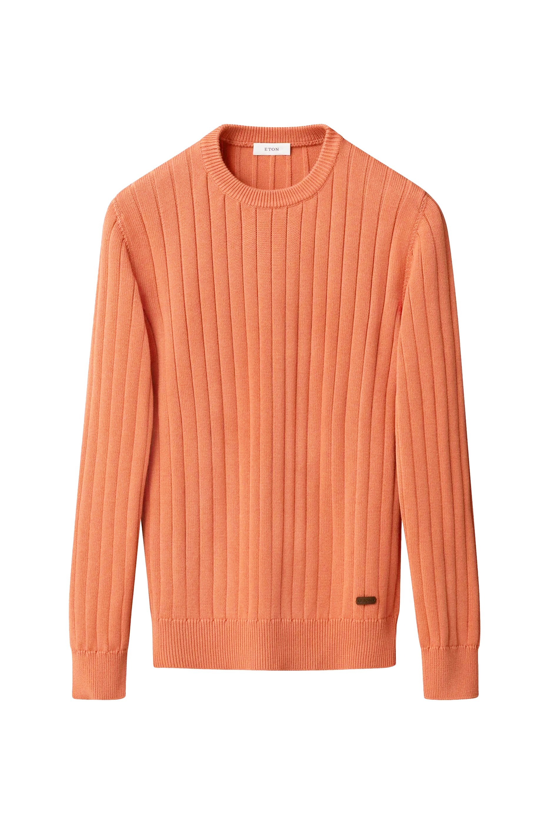 كنزة بياقة ضيقة نسيج مضلع