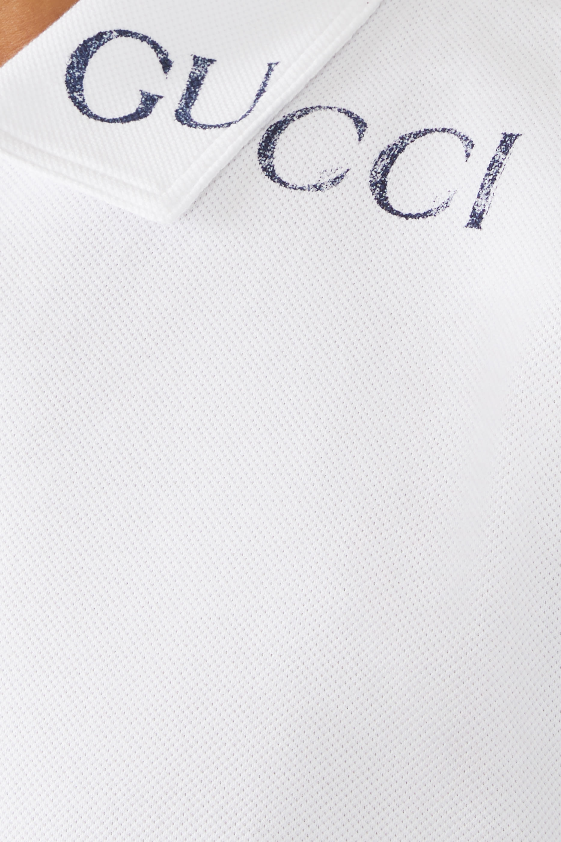 قميص بولو بطبعات قطن