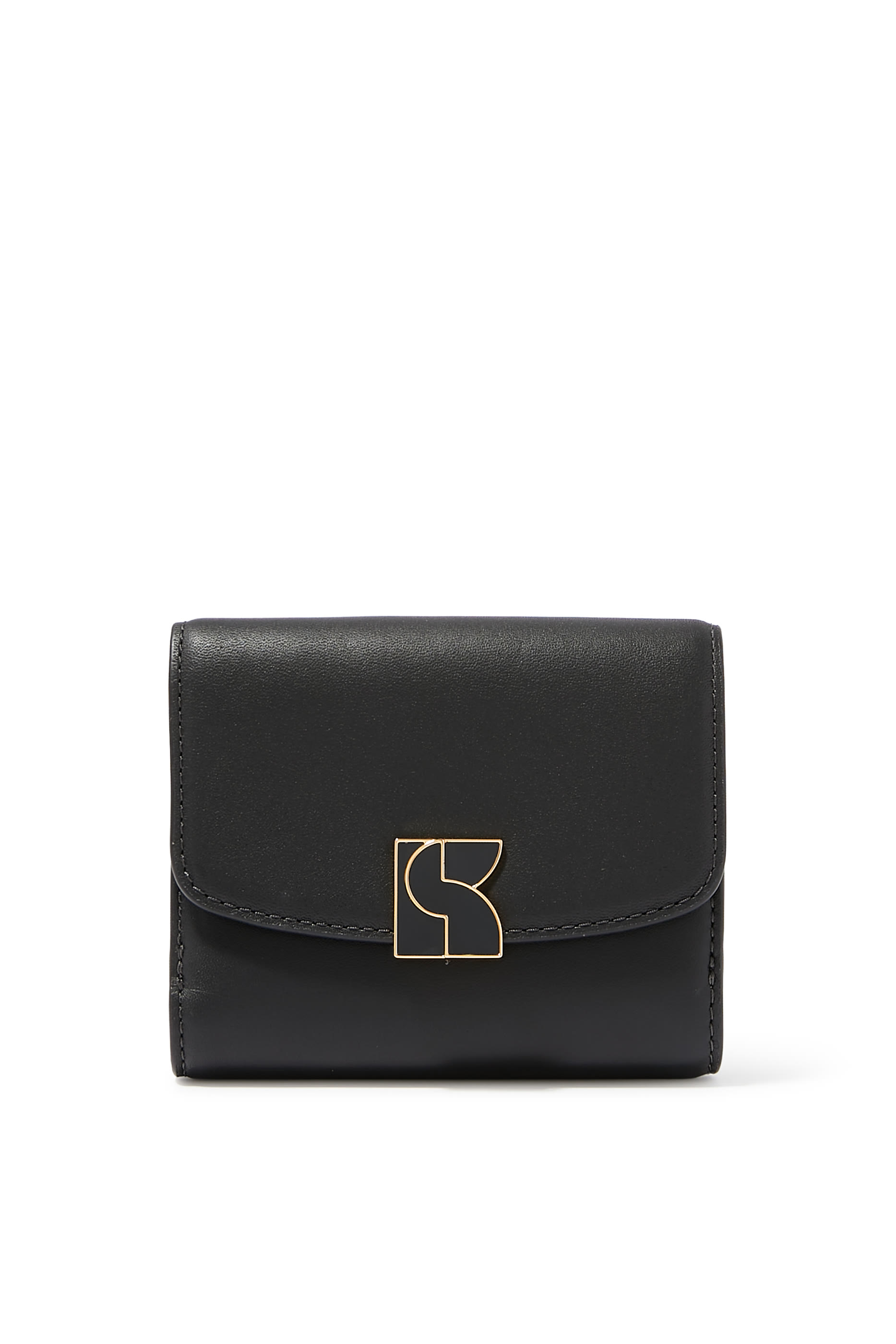 محفظة داكوتا بتصميم ثنائي الطي بغطاء قلاب