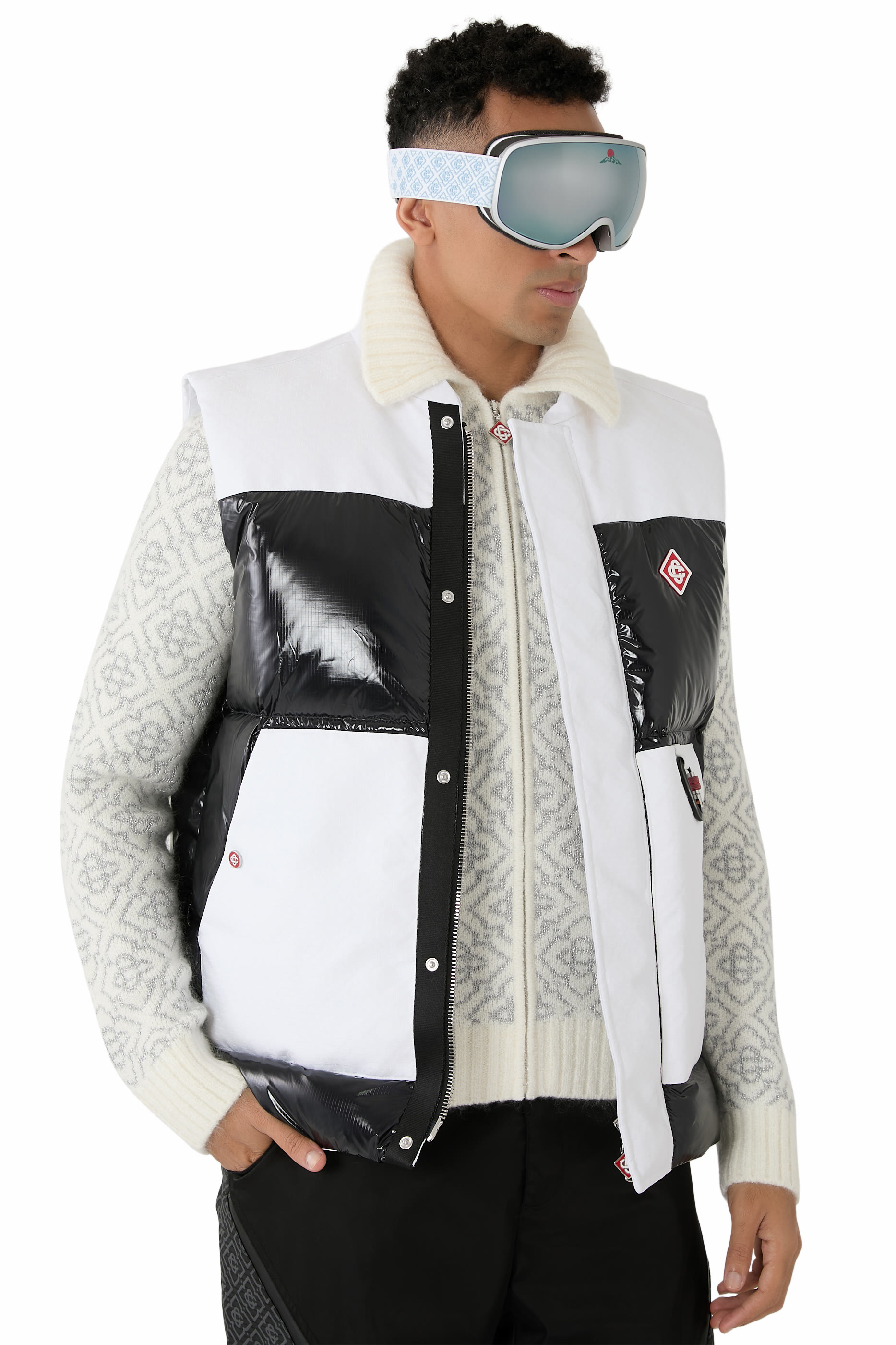 نظارة بلون متدرج للتزلج