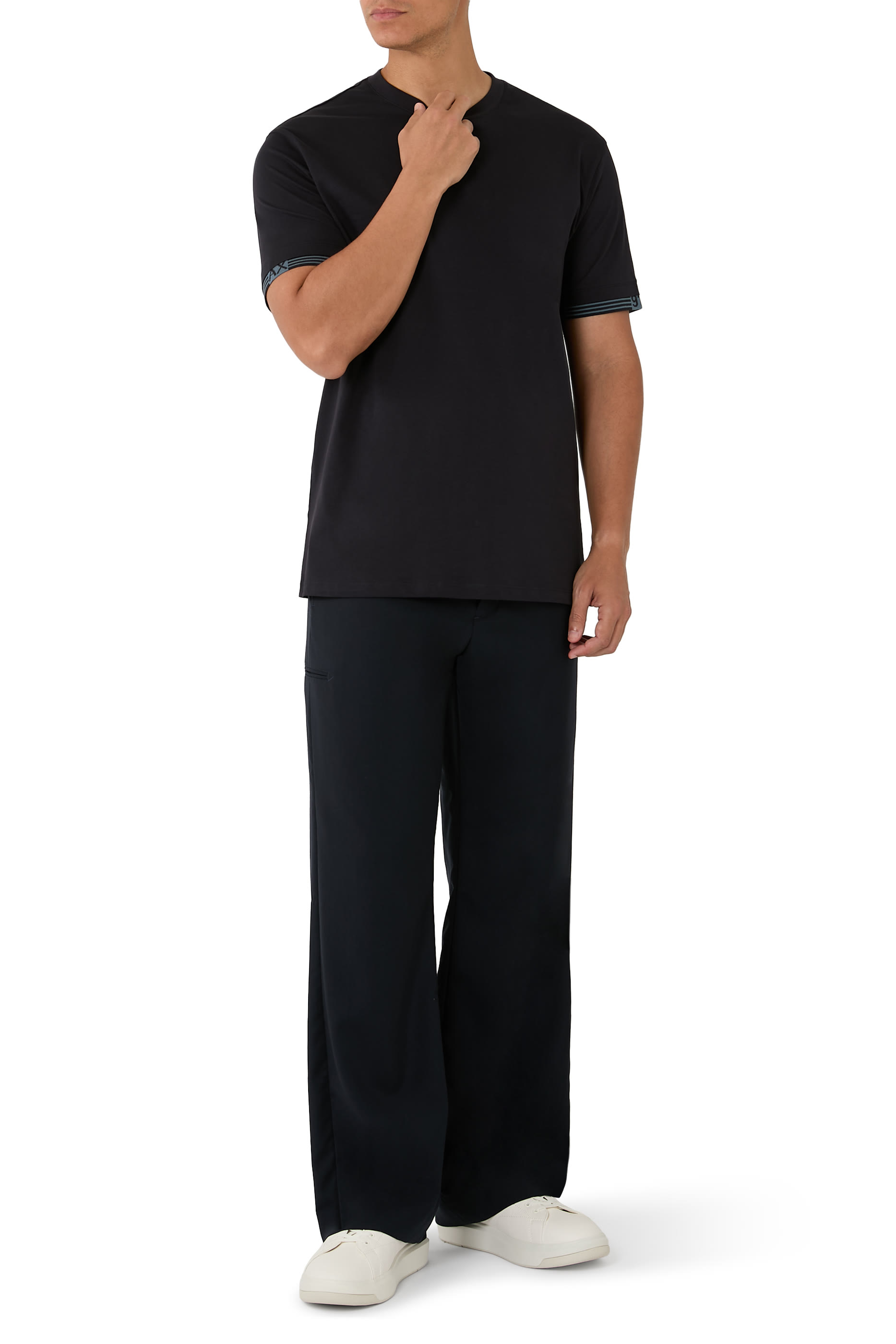 تيشيرت 91 بشعار الماركة قطن جيرسيه