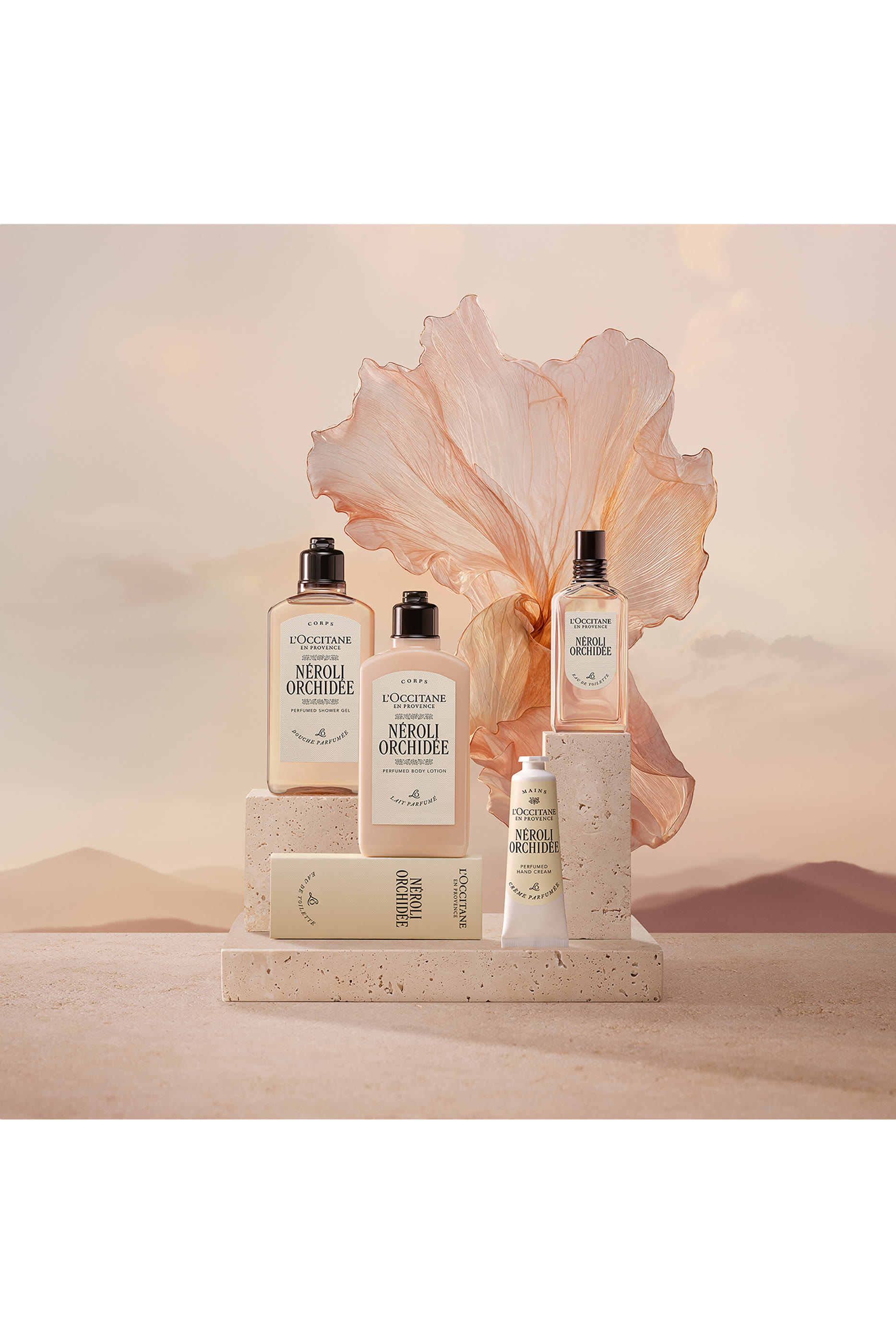 حليب الجسم لوكسيتان بالنارنج والأوركيد 