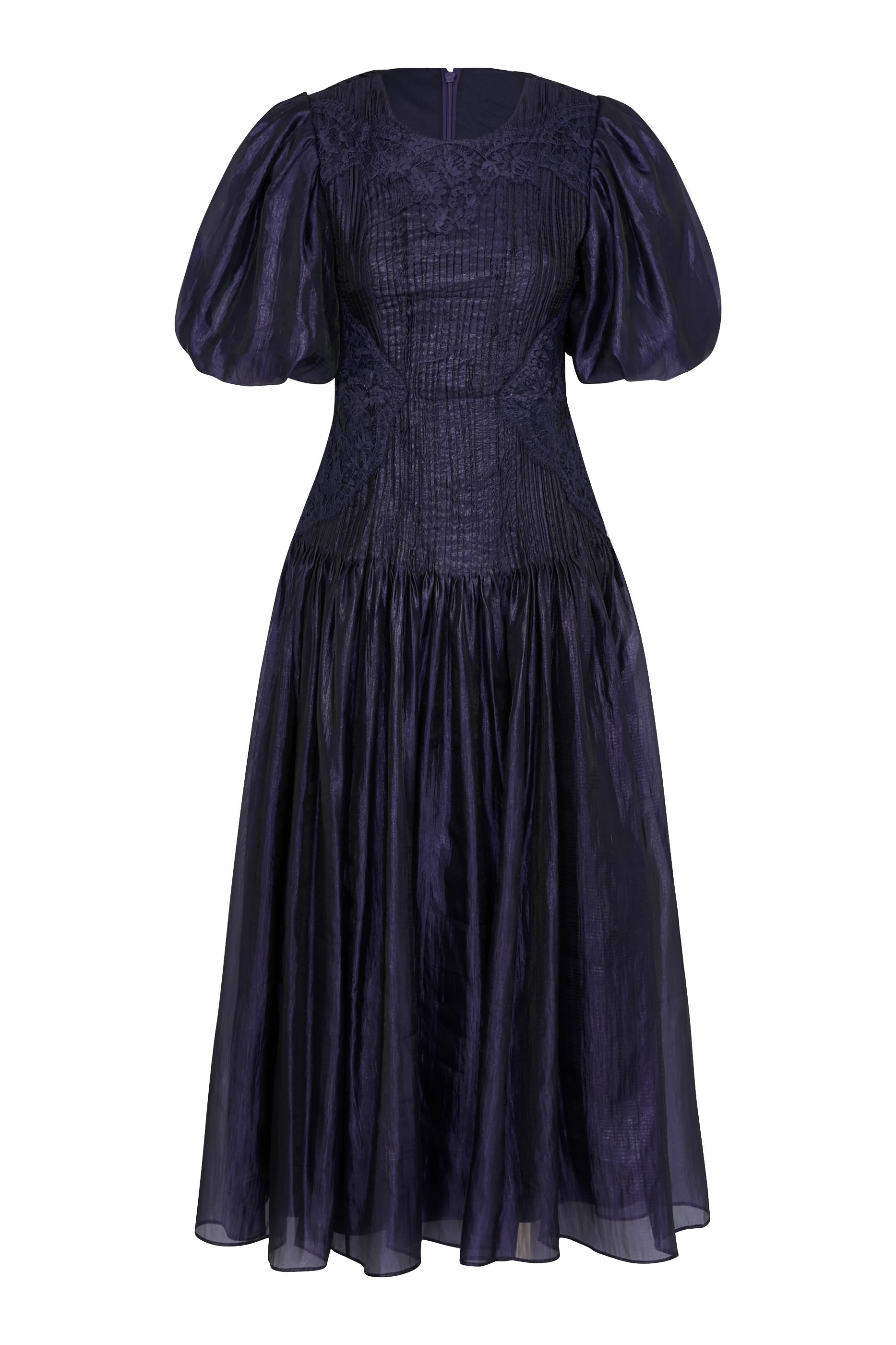 فستان أوفيليا متوسط الطول دانتيل