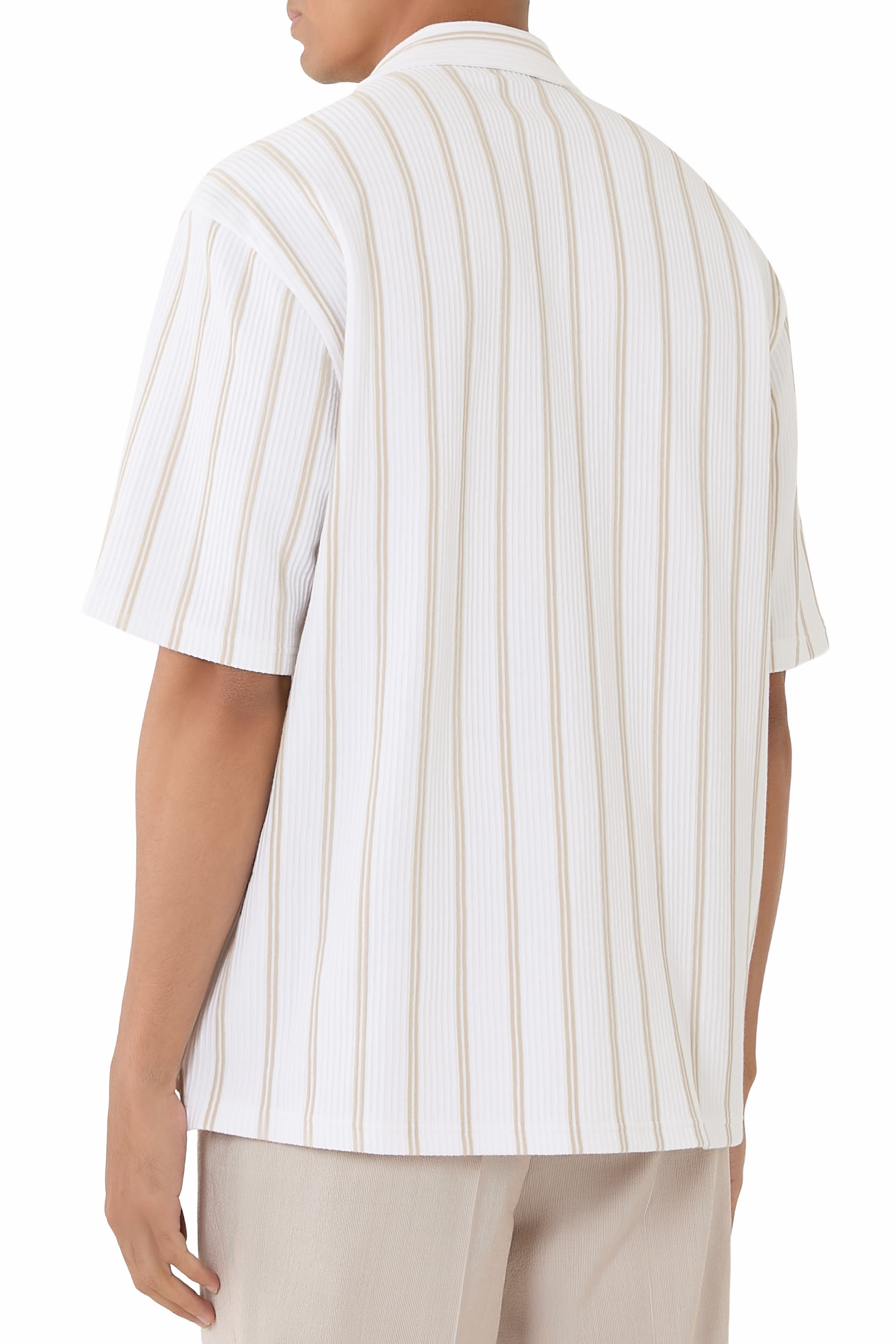 قميص كاجوال سي-لارس-بي-262 بياقة مطوية