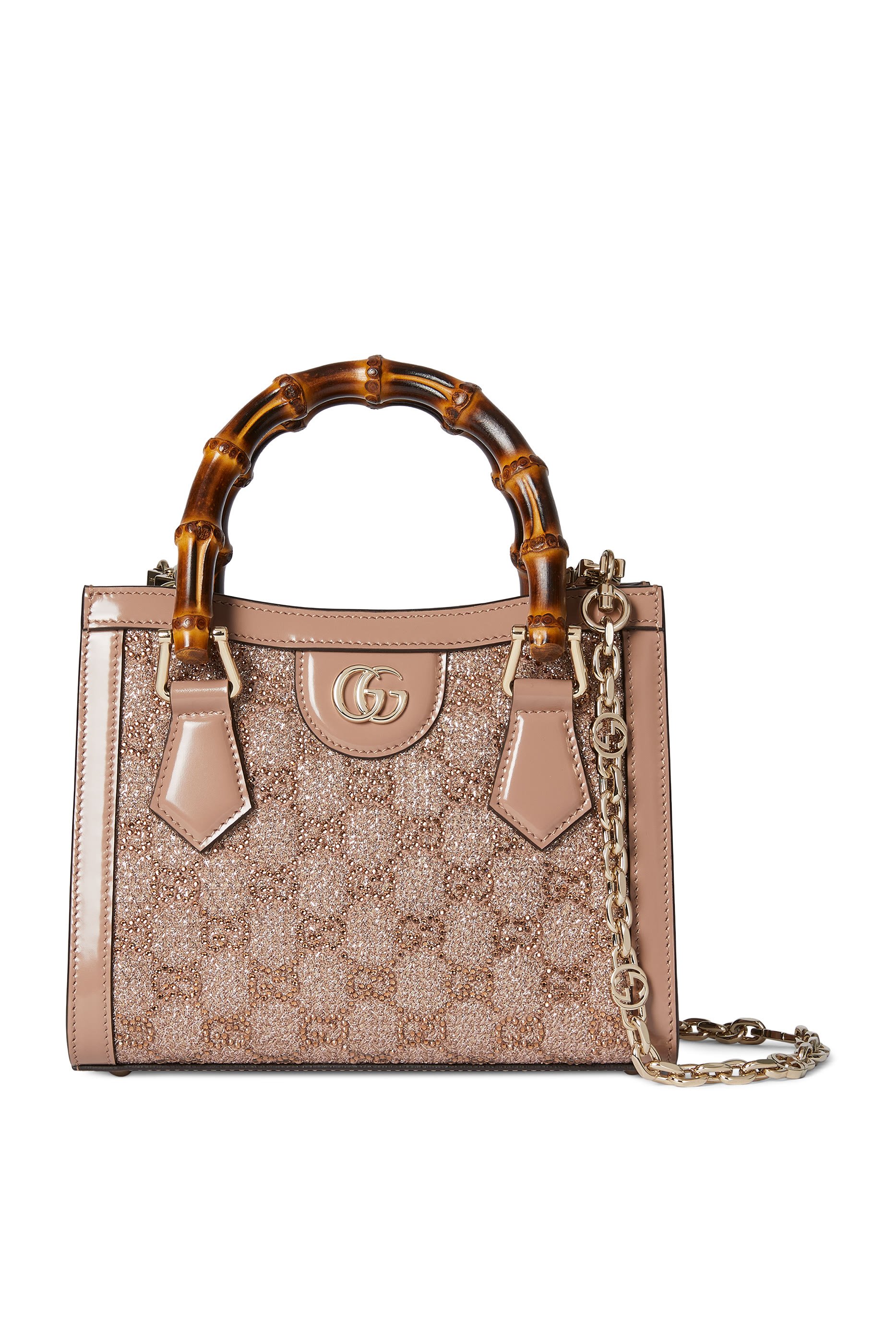 حقيبة يد ديانا صغيرة بكريستال