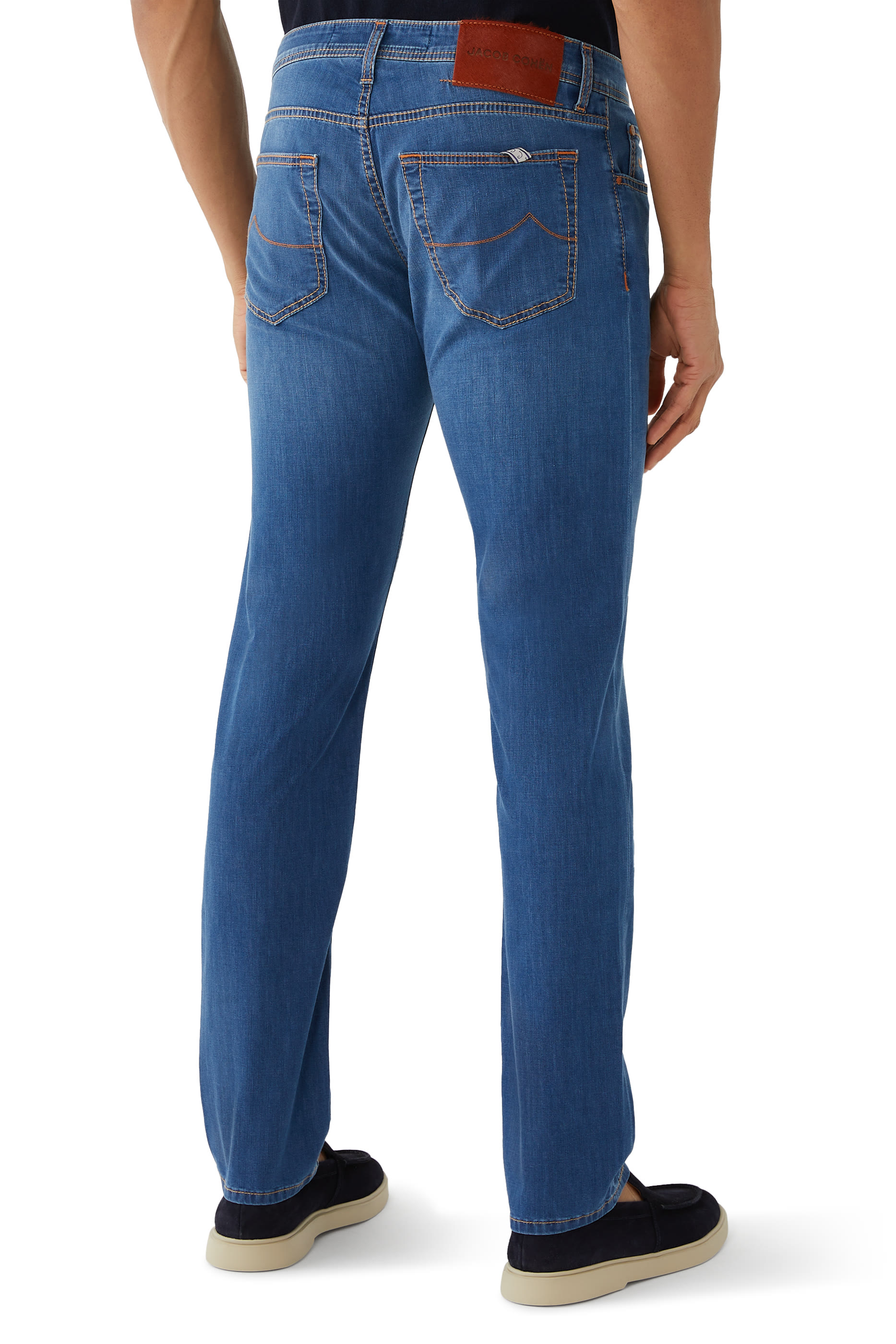 بنطال جينز نيك بقصة ضيقة بخمسة جيوب