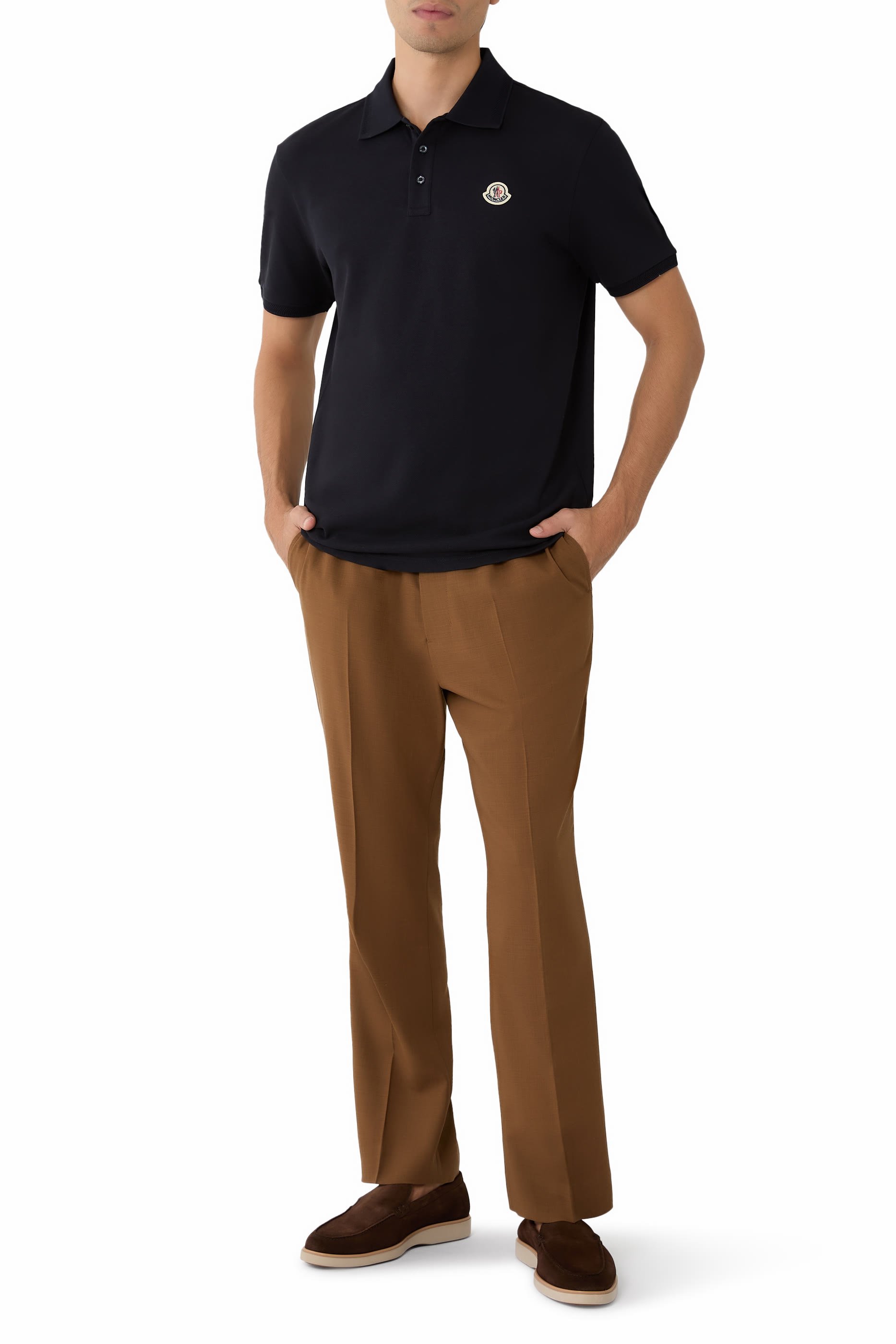 قميص بولو بأكمام قصيرة