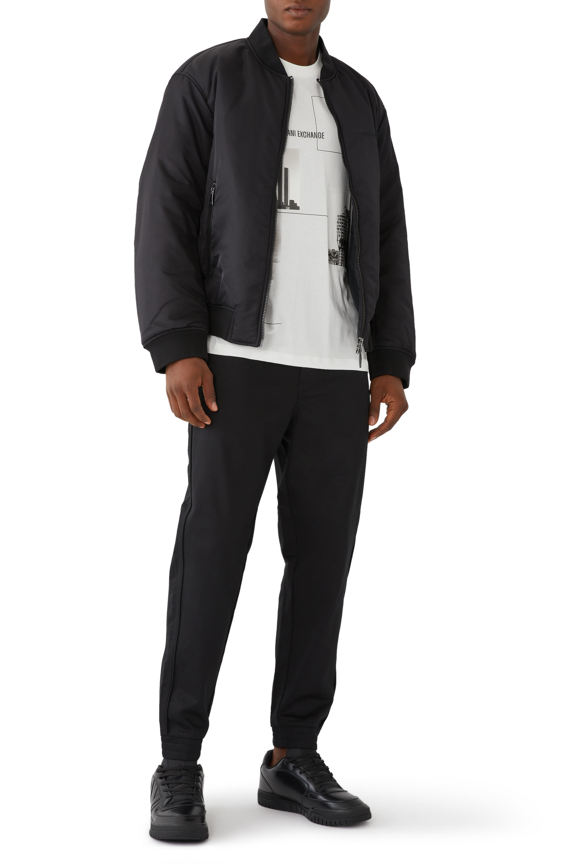 بنطال رياضي بلاك ايديشن- مع  خصر مطاطي قماش ساتان