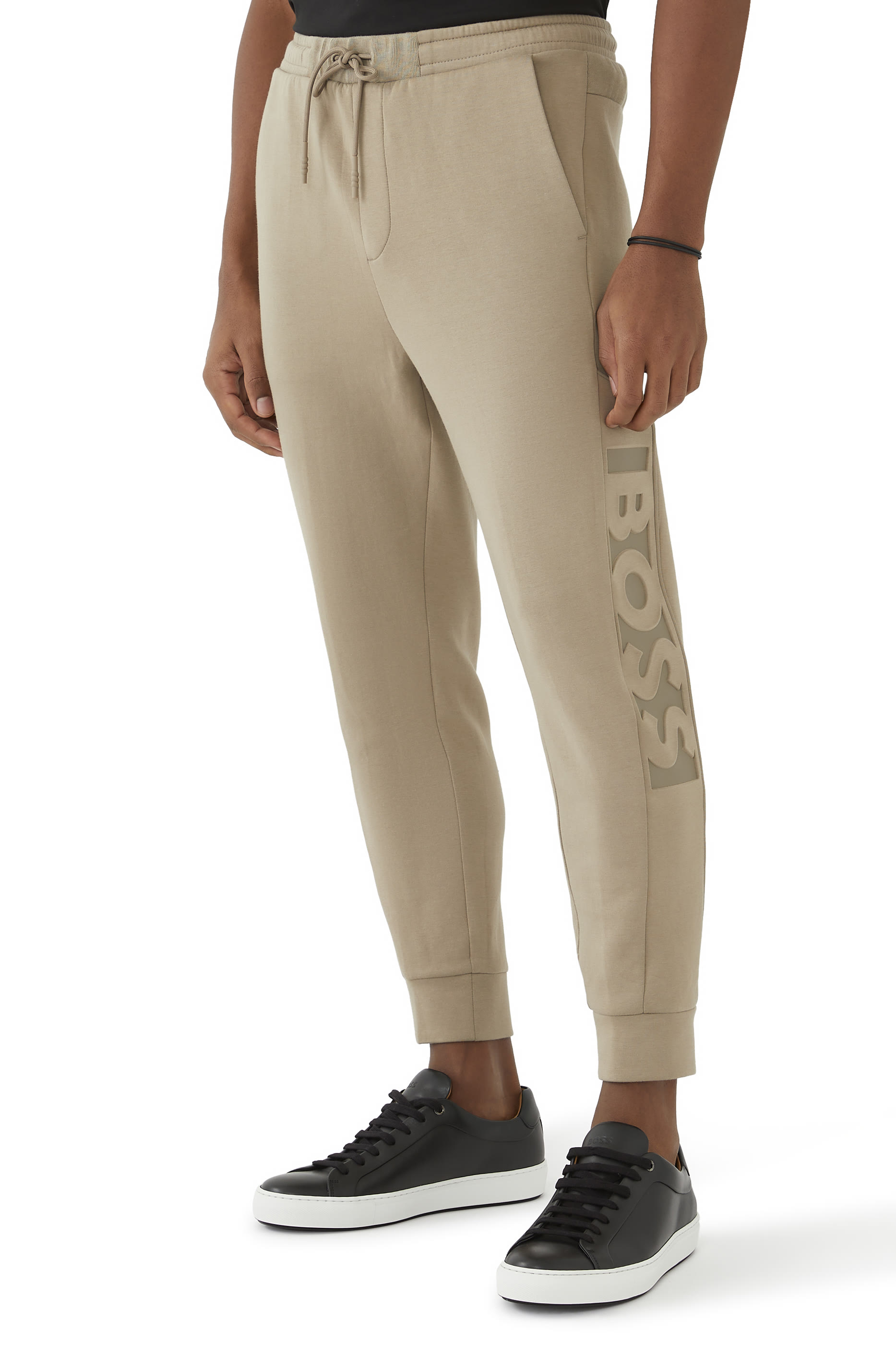 بنطال رياضي منقوش بشعار الماركة