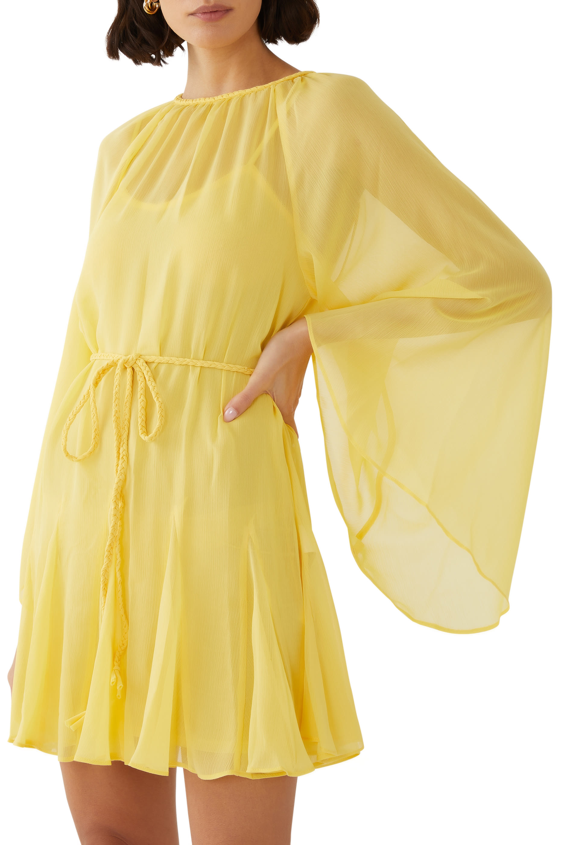 فستان جيتانا قصير برباط