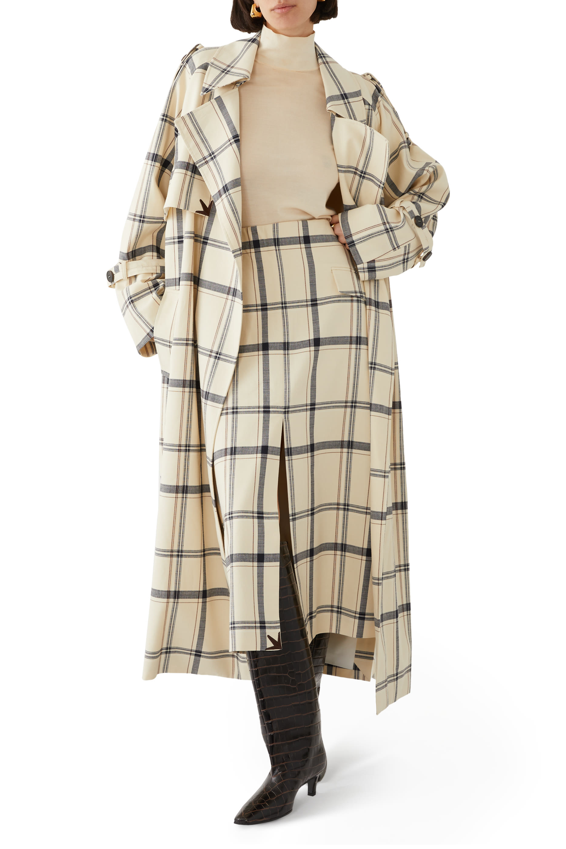 تنورة كوريليا متوسطة الطول