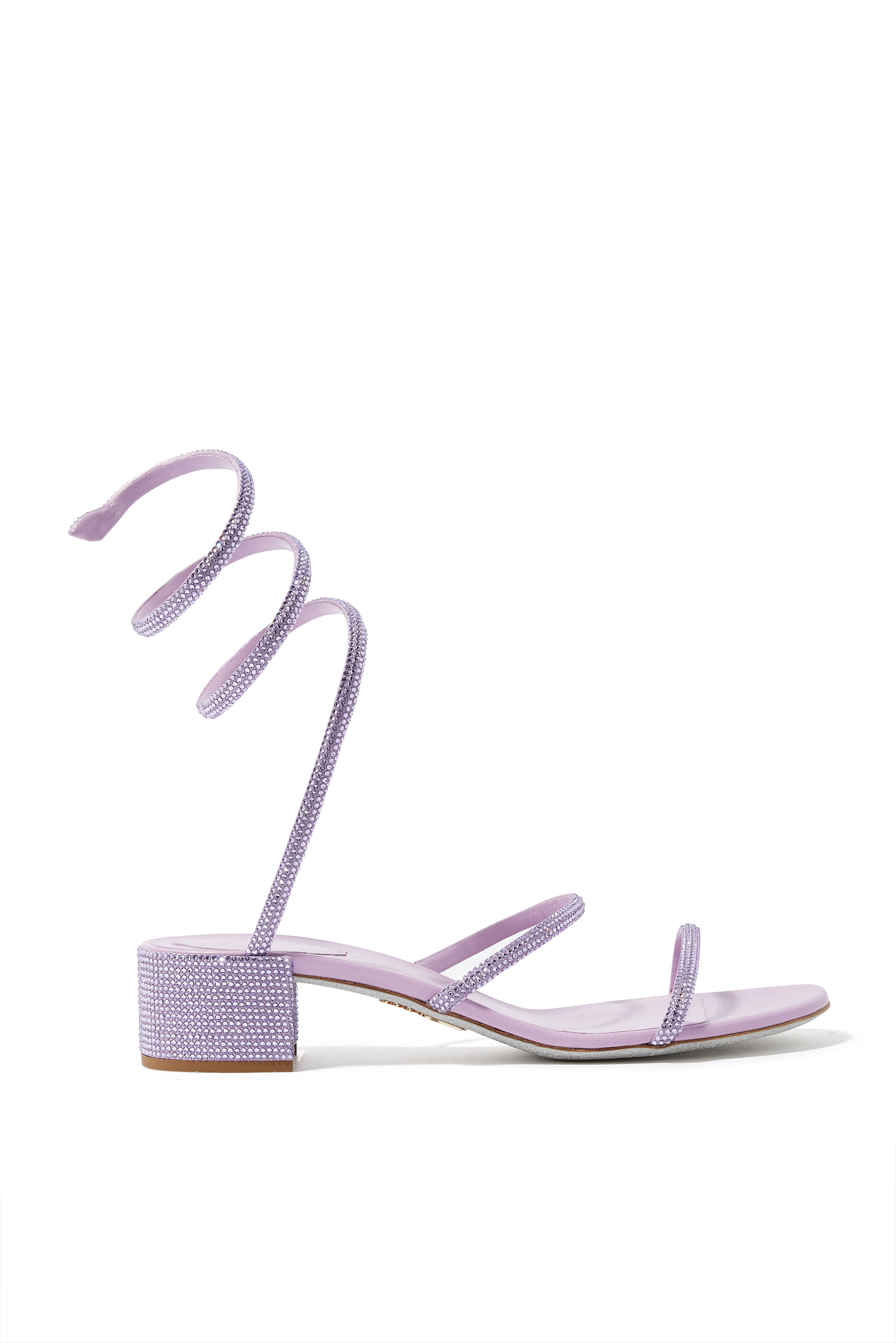 صندل 40 ستان مرصع بتصميم ملفوف حول القدم