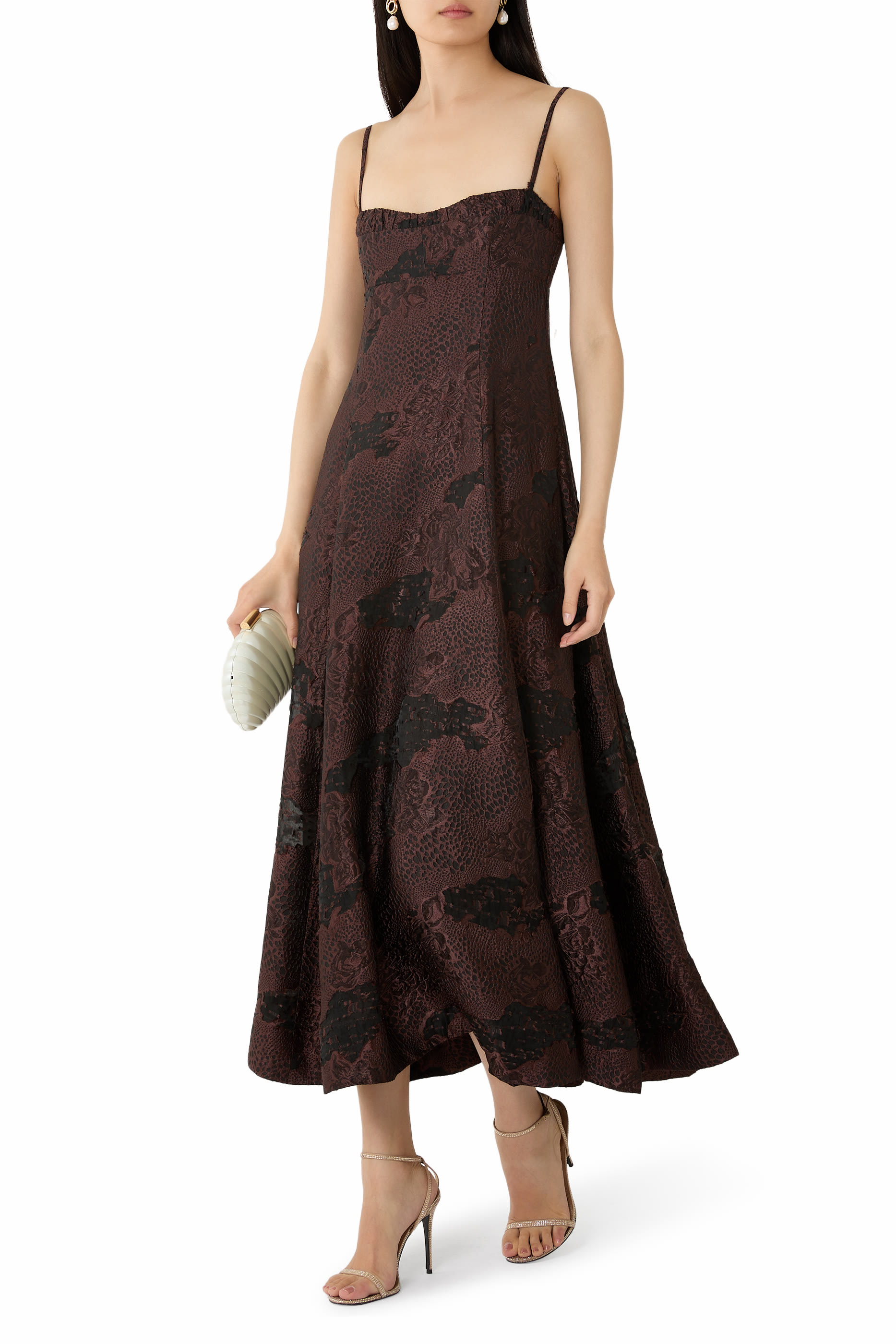 فستان ثيرون متوسط الطول