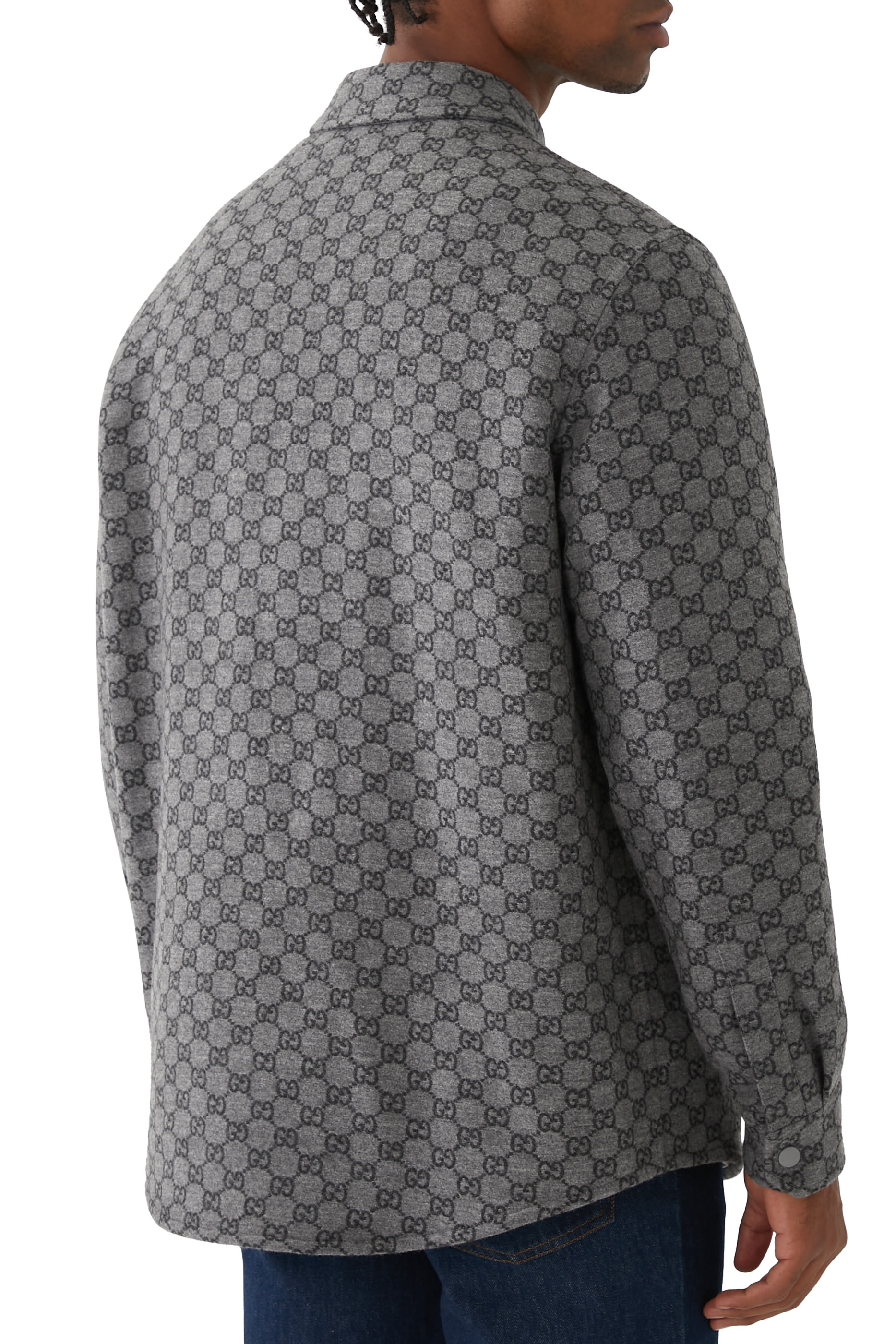 سترة فلانيل بشعار الماركة