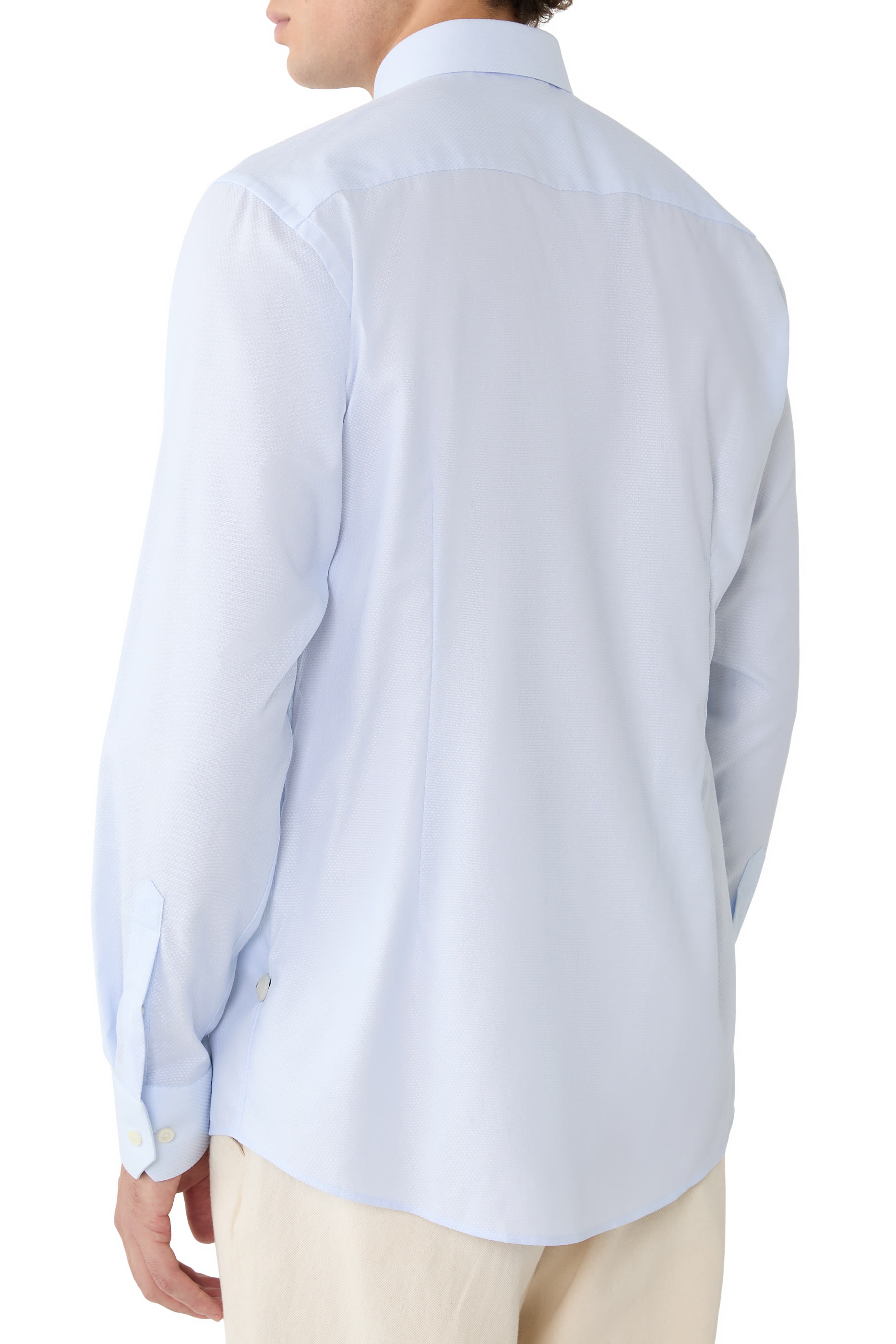 Semi Solid Cotton TENCEL&trade; Lyocell Shirt 