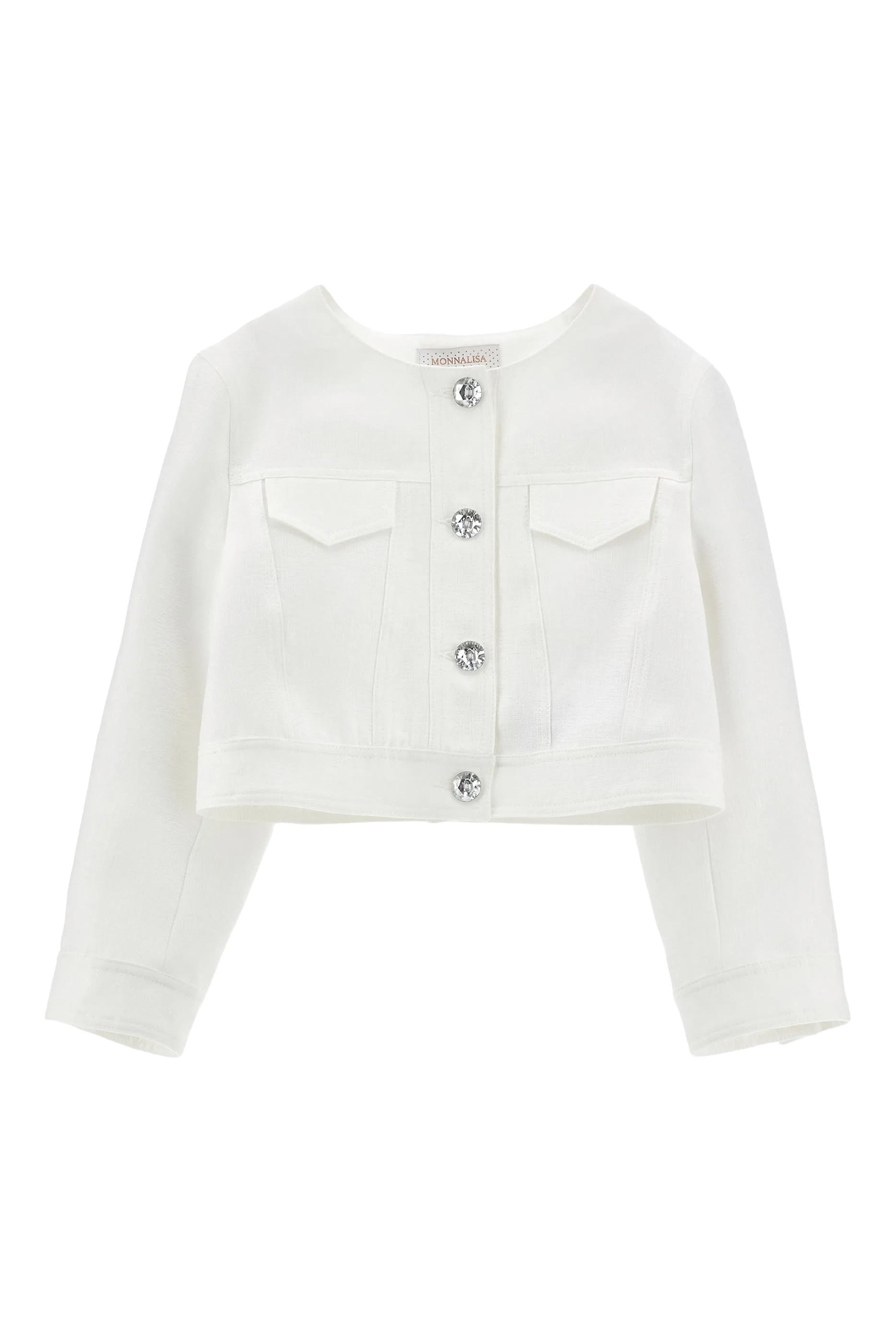 جاكيت مزين بحلي للأطفال