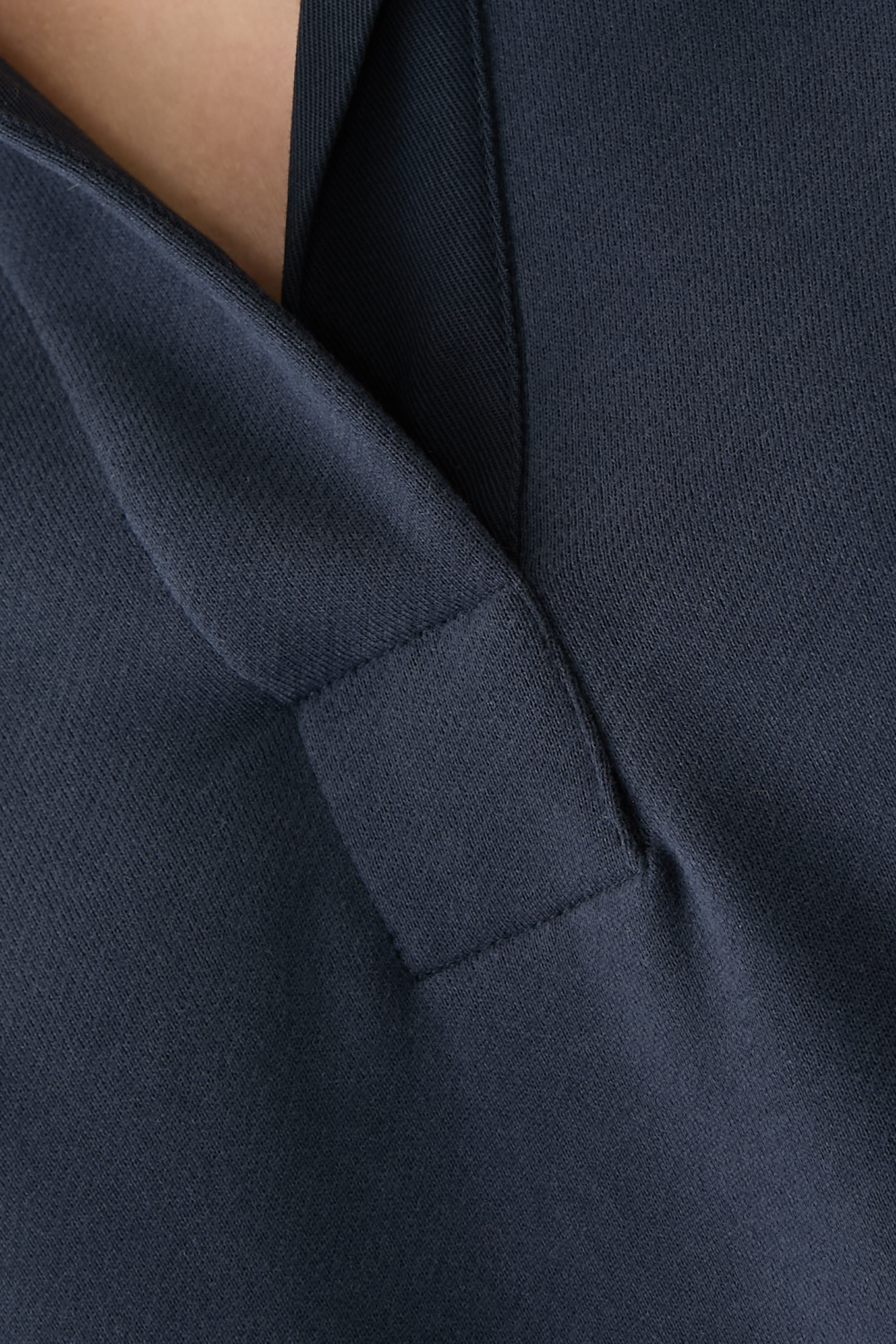 سويت شيرت بياقة للسفر قطن عضوي