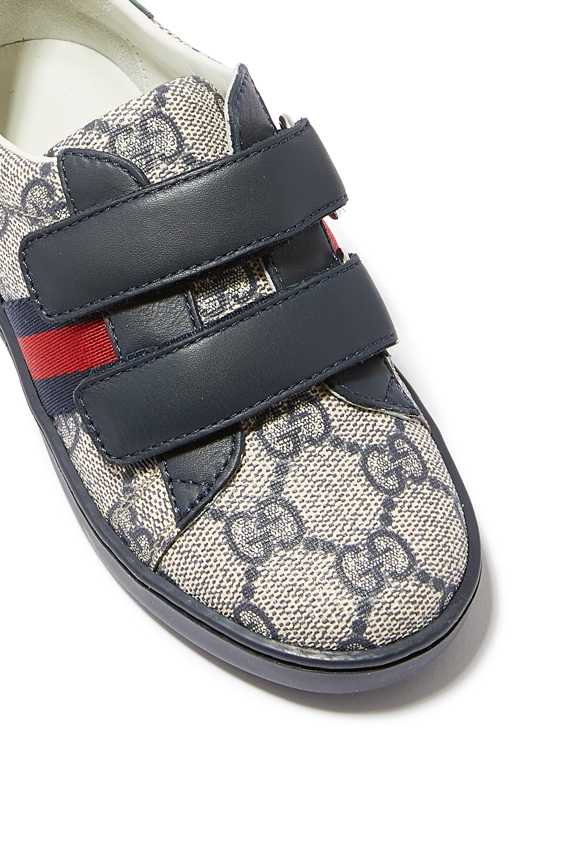 سنيكرز إيس سوبريم بنقشة GG للأطفال بسن المشي