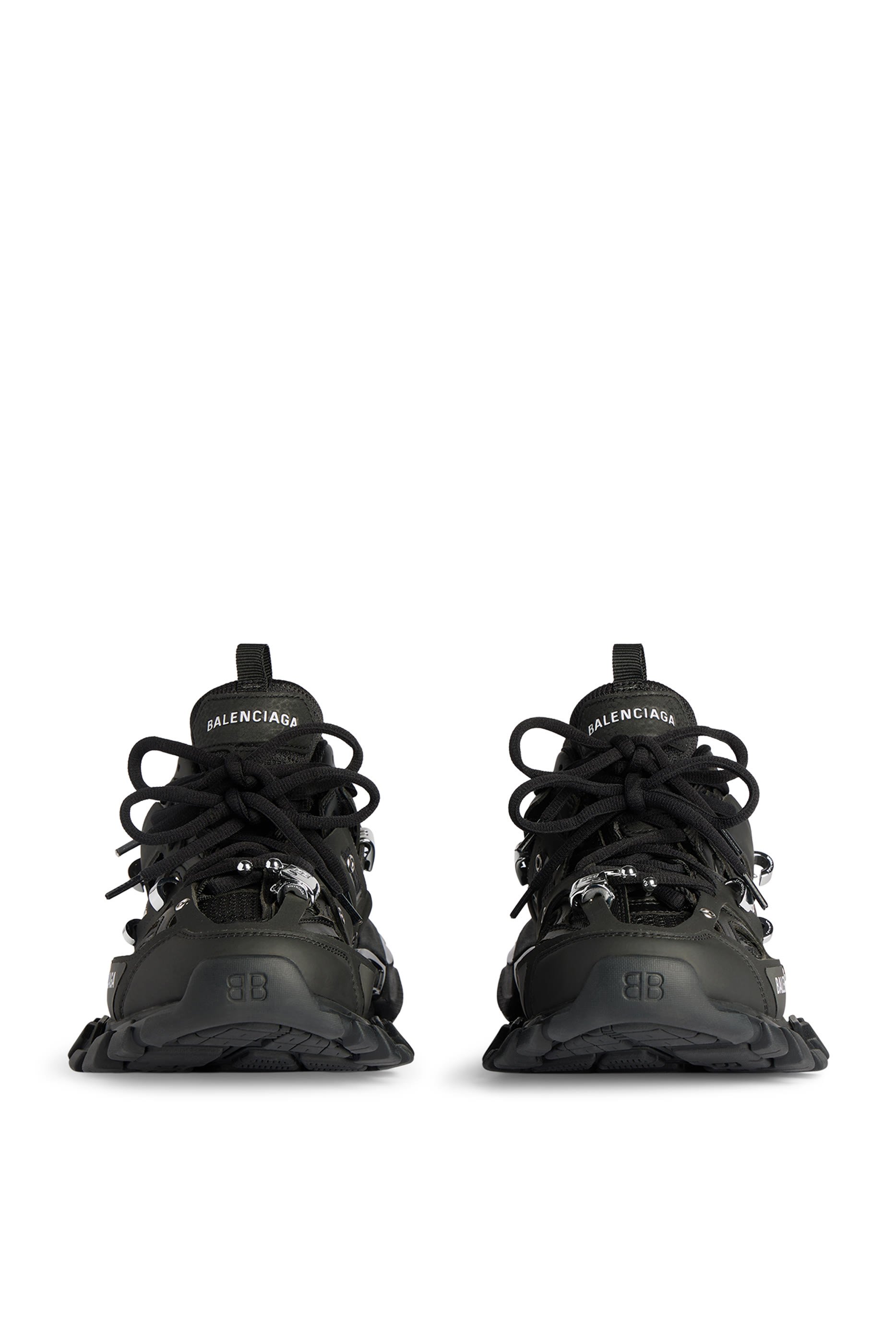 سنيكرز جري تراك مزين بحلي دائرية