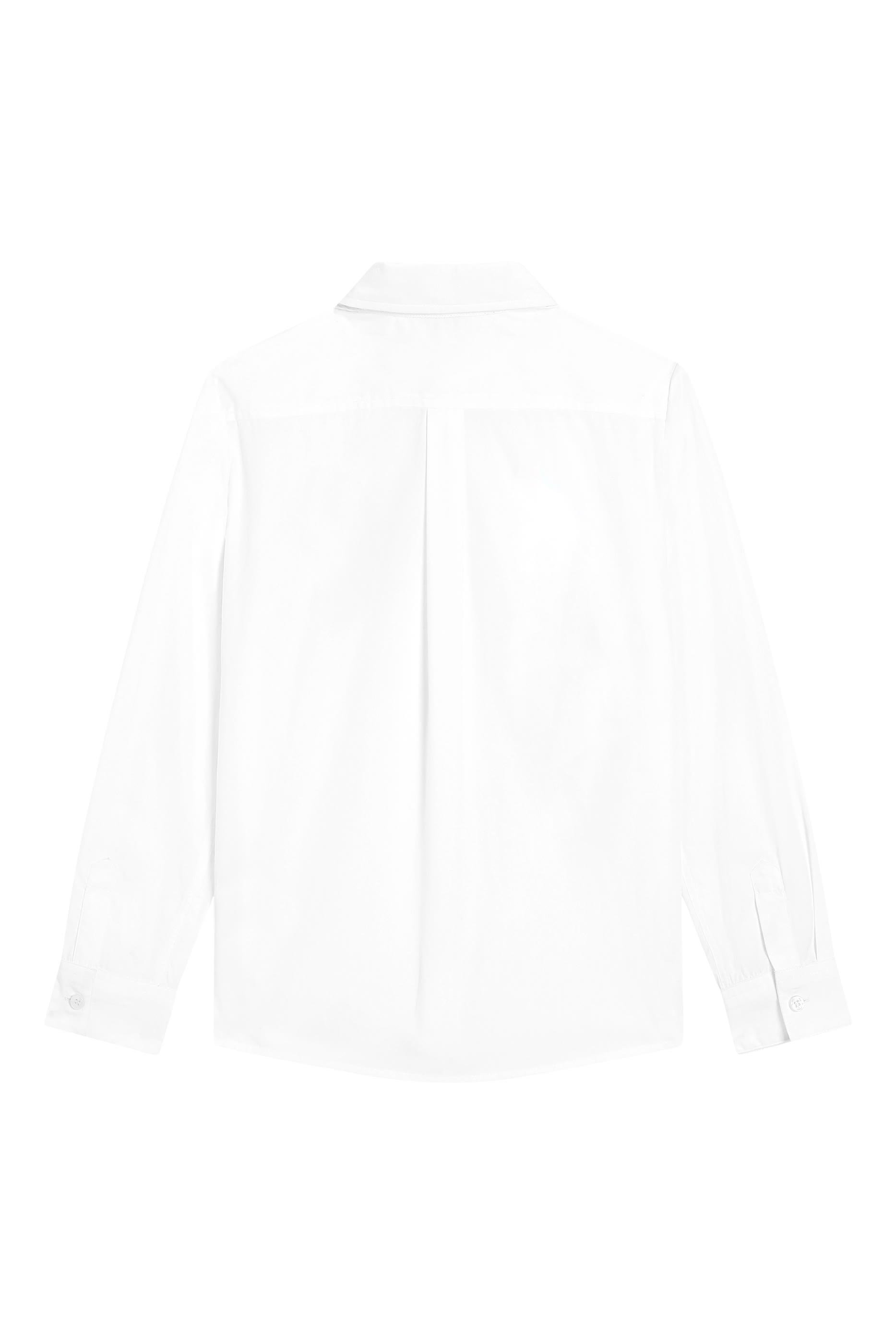 قميص بتطريز بوبلين للأطفال