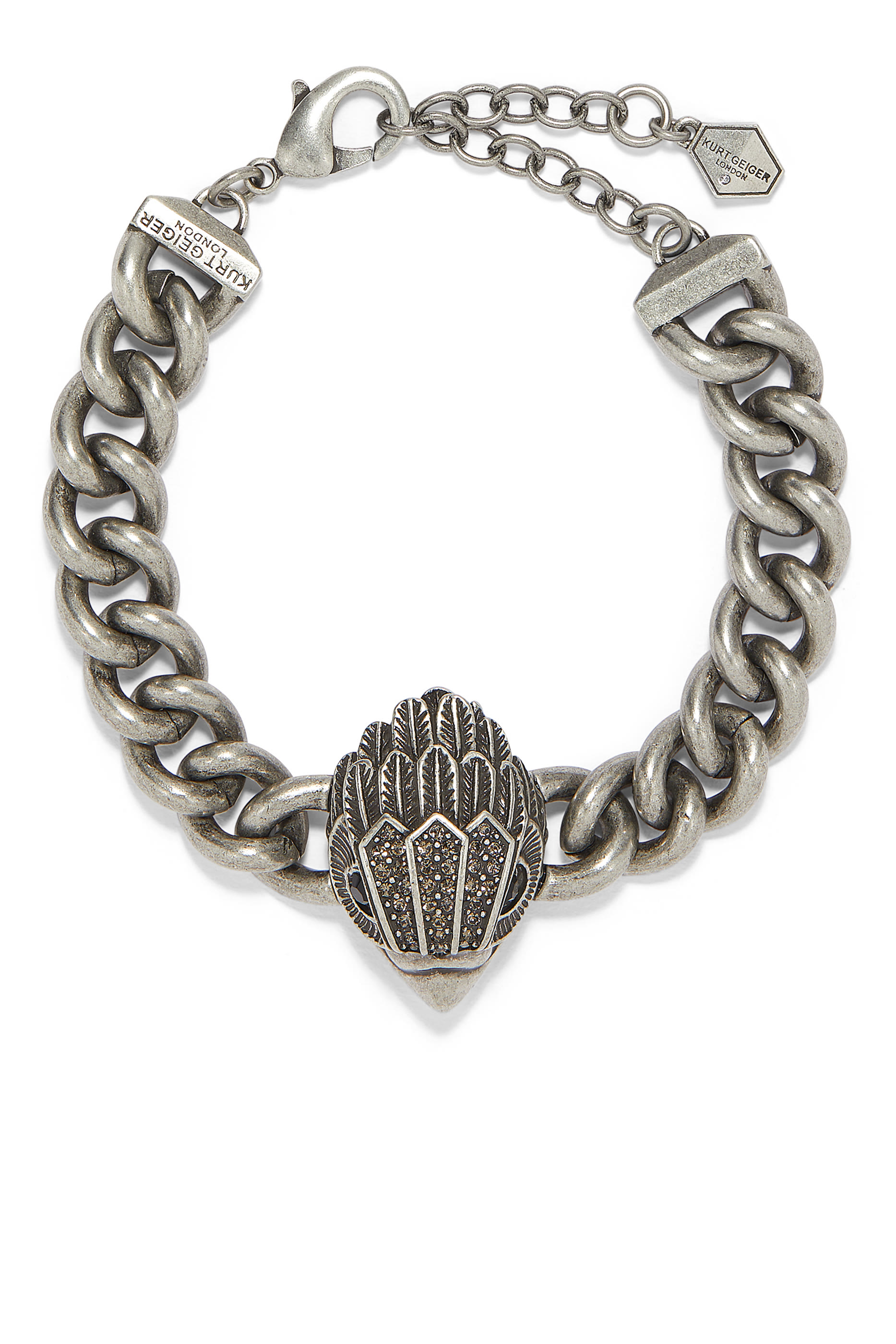 سوار سميك بحلية بشعار النسر نحاس مقاس XL