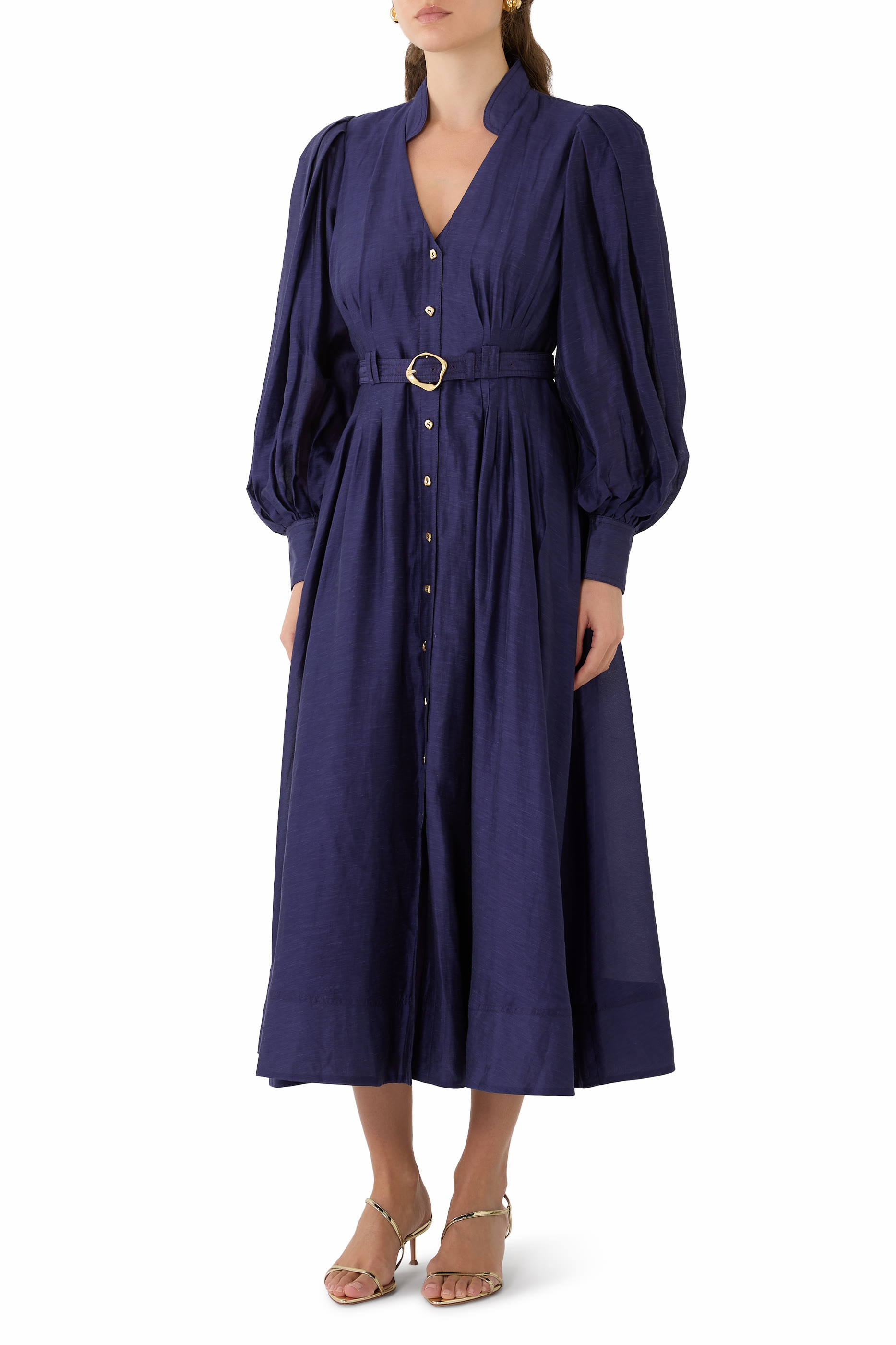 فستان سفيلا متوسط الطول