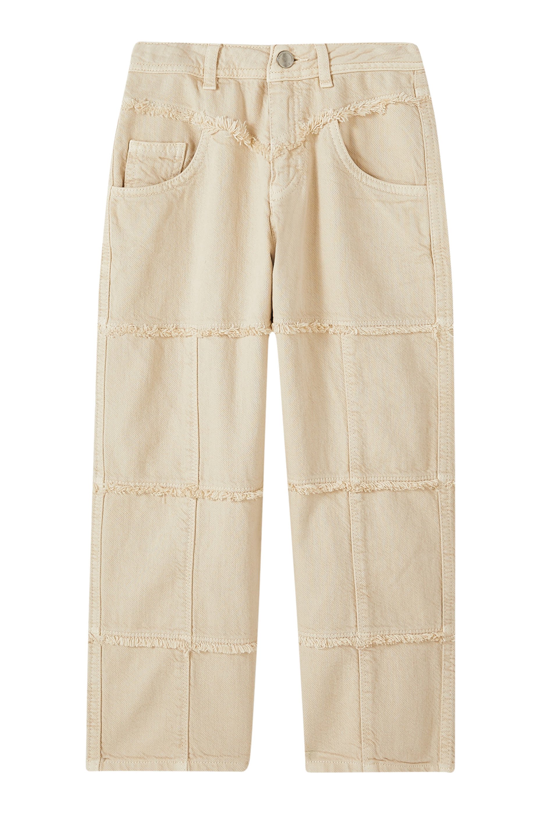 بنطال جينز بقصة ساق واسعة للأطفال