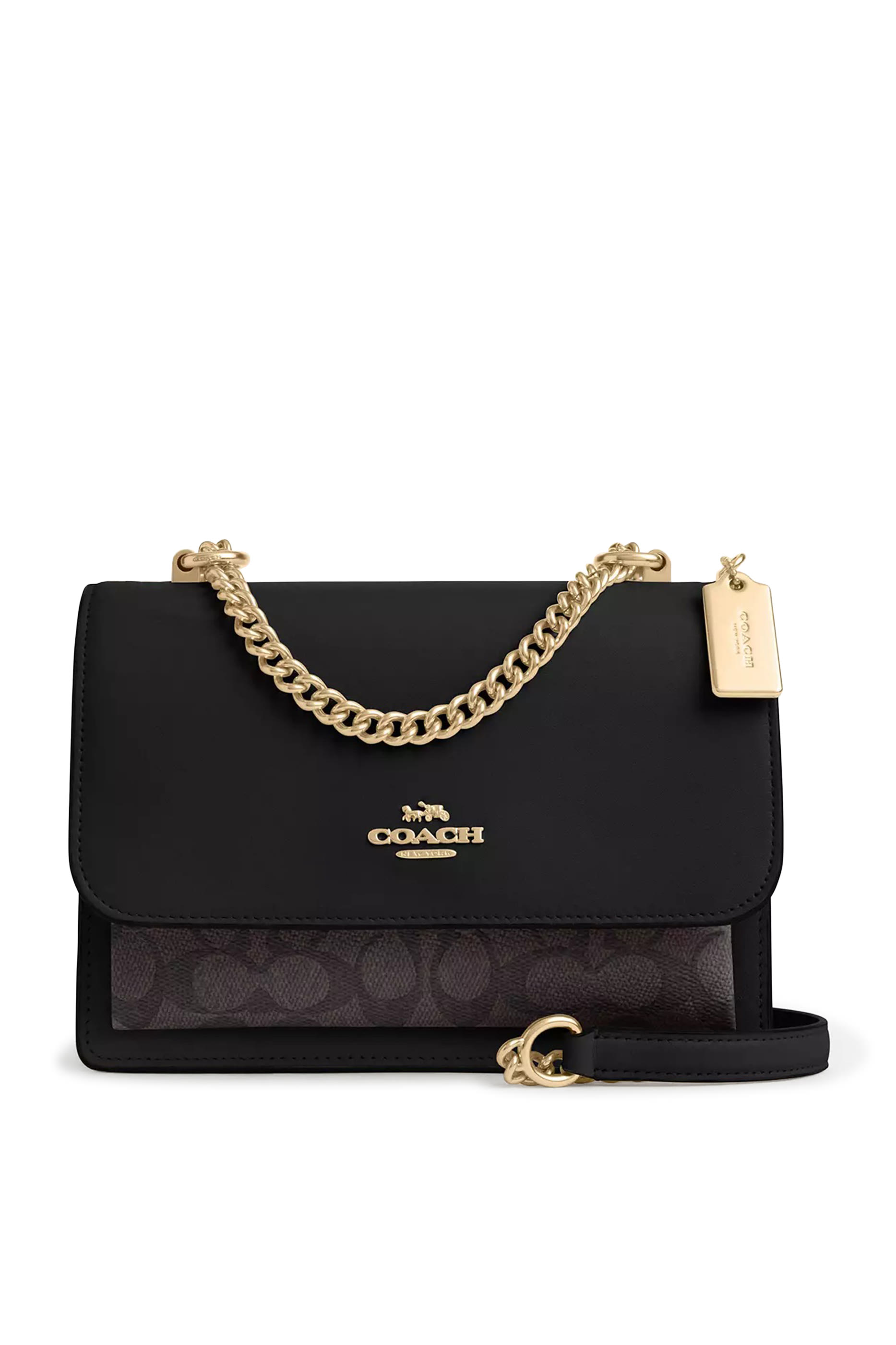 حقيبة كروس بودي كلير قماش قنب بشعار الماركة