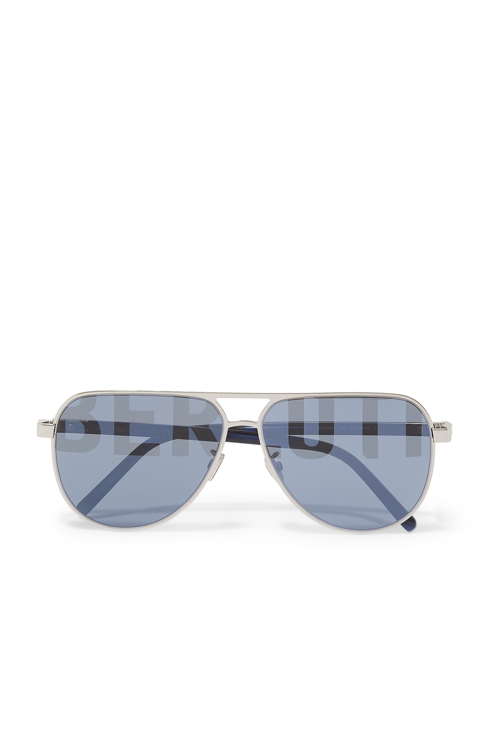 نظارة شمسية بعدسات لامعة