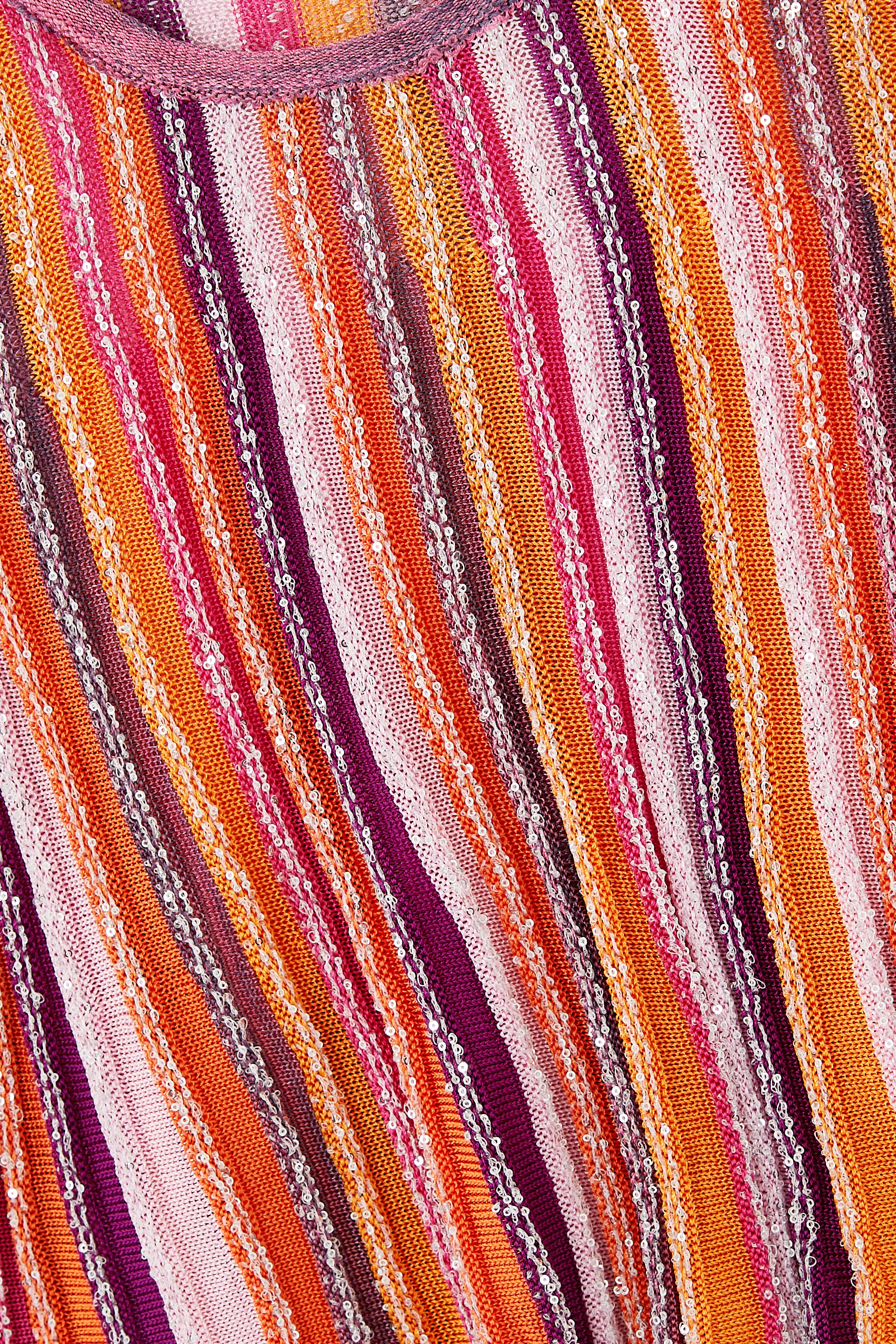 سترة بإنتارسيا منسوجة مخططة للأطفال