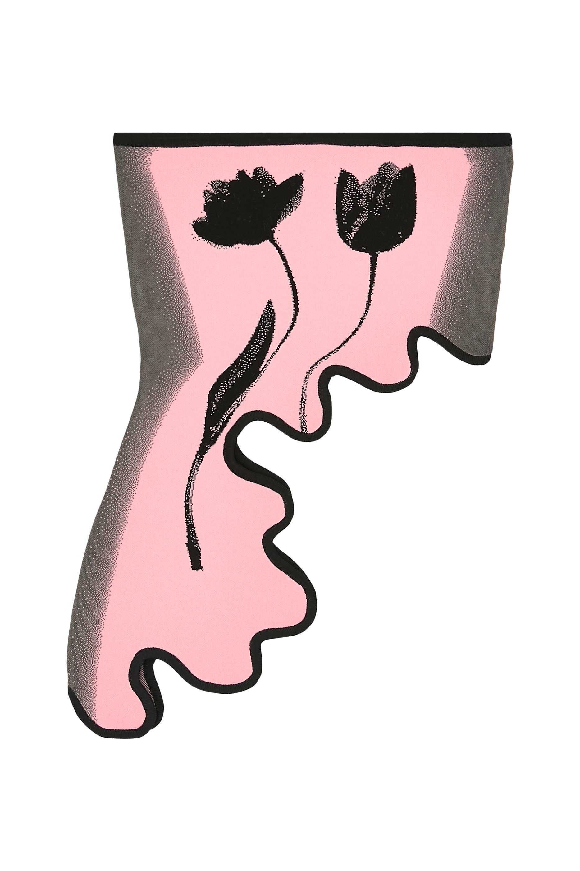 بلوزة بوميلو بتصميم حمالة صدر بتصميم متموج