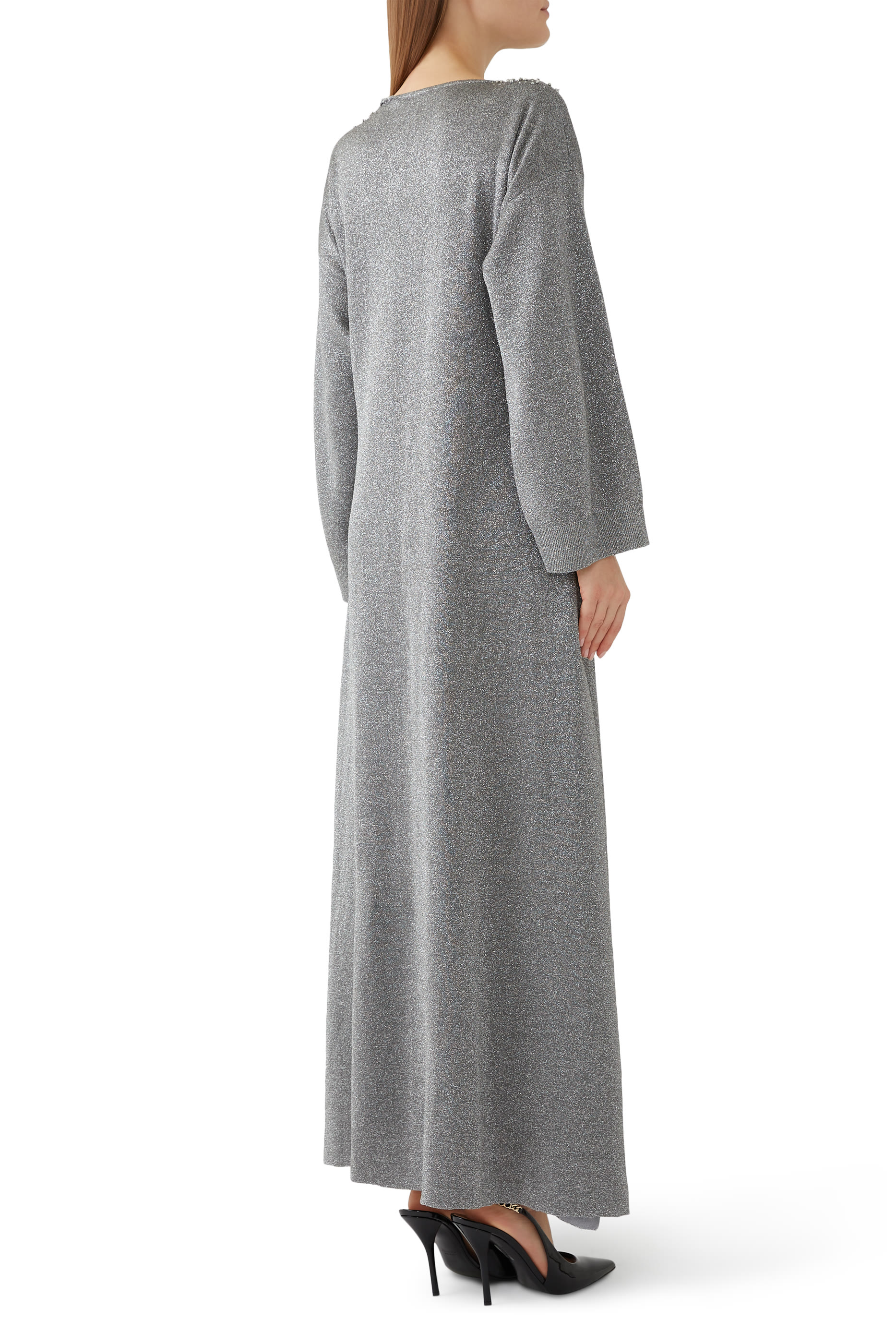 فستان كيمونو بأكمام طويلة