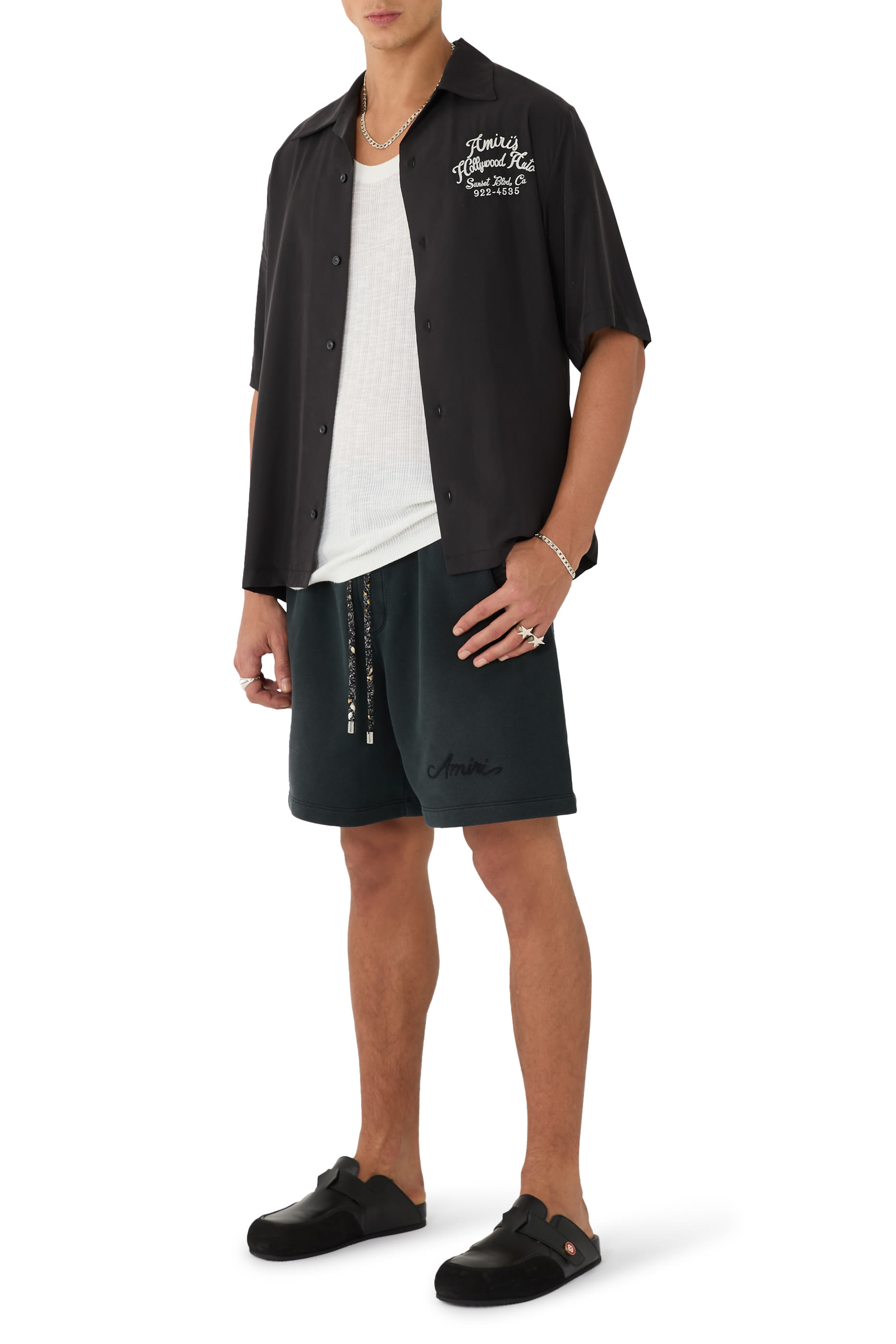 Bleach Bandana Cotton Shorts
