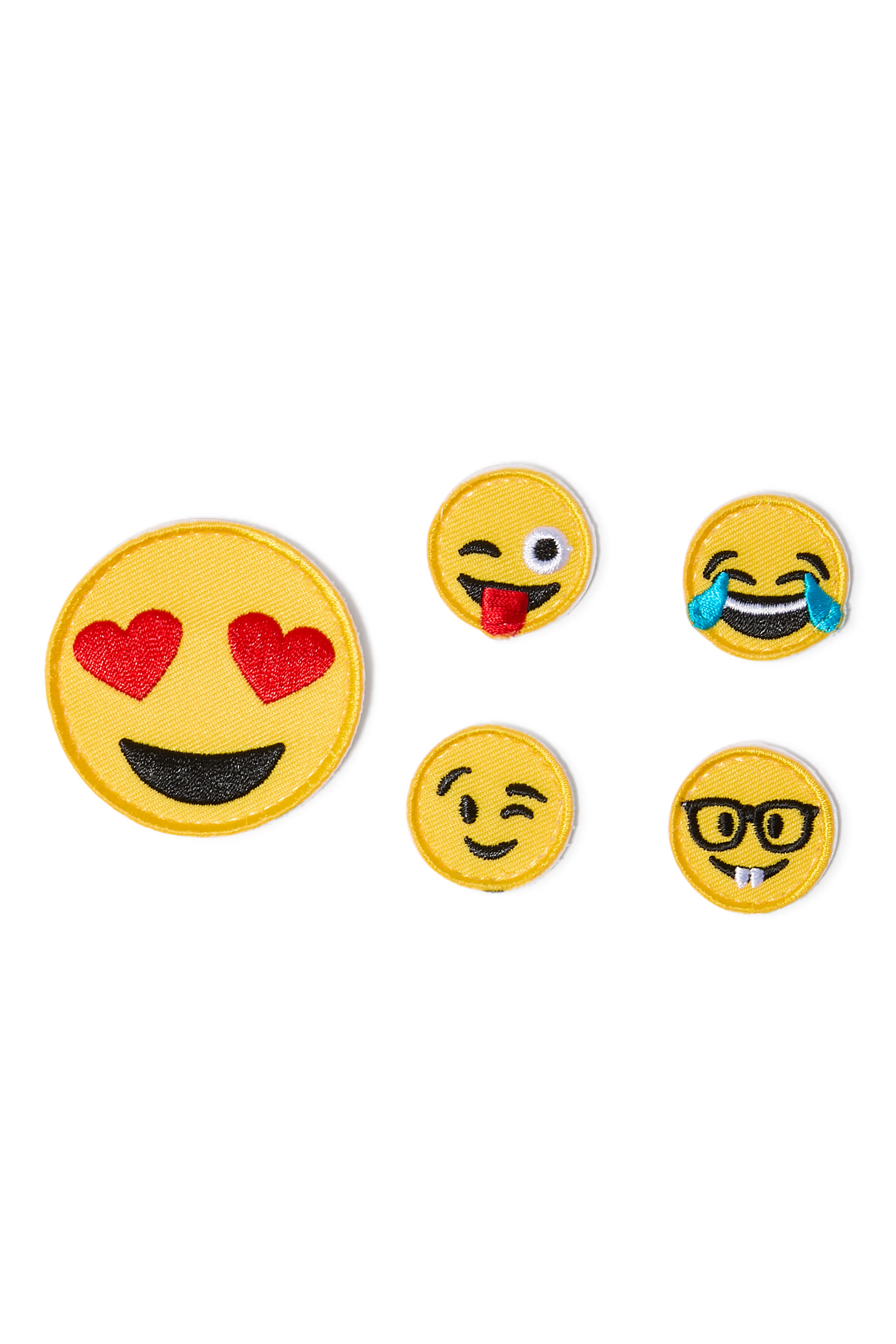 طقم رقع بتصميم أشكال إيموجي للأطفال