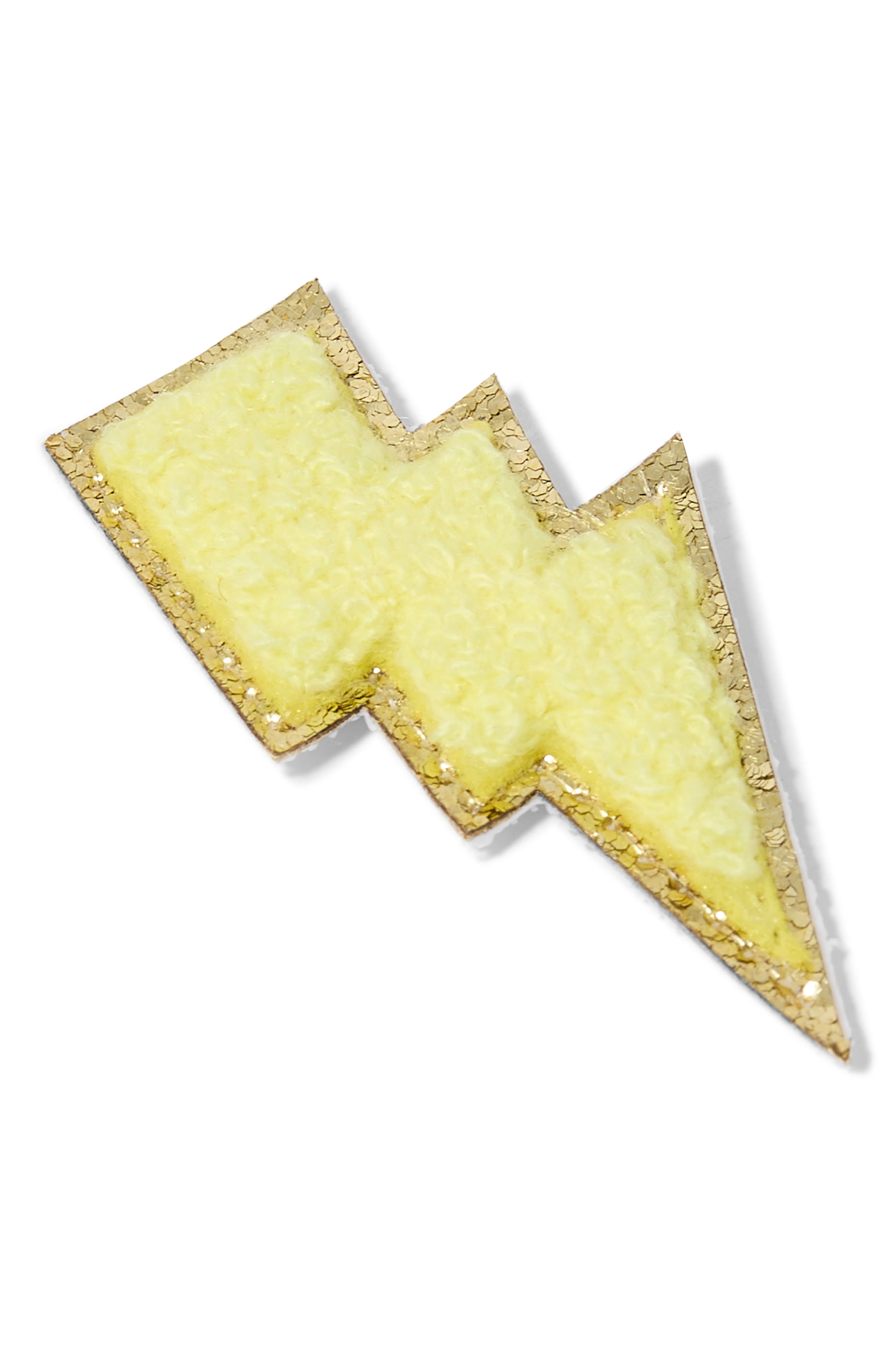 مجموعة رقع بتصميم برق قماش شانيليه للأطفال