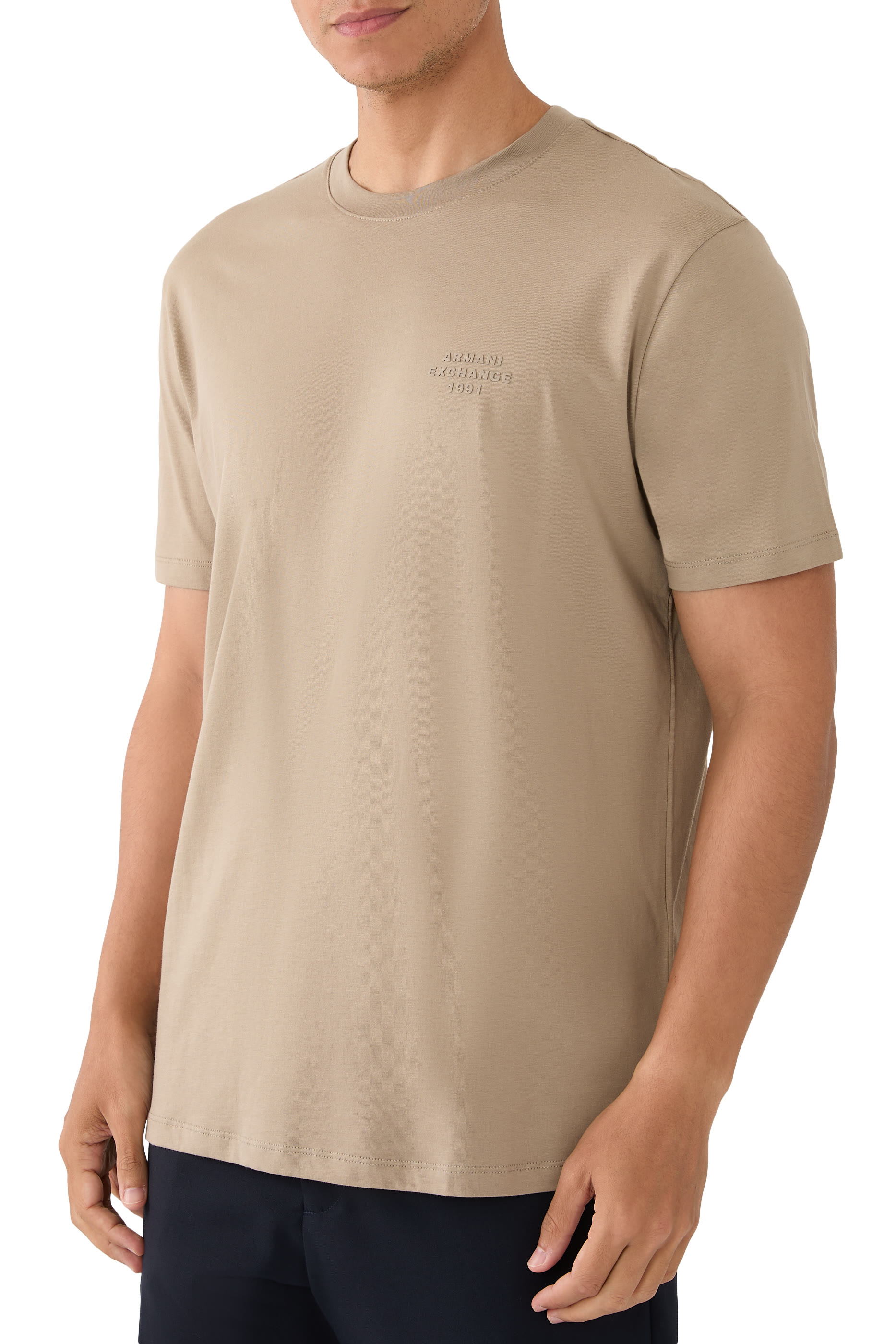 تيشيرت بحروف شعار الماركة جيرسيه