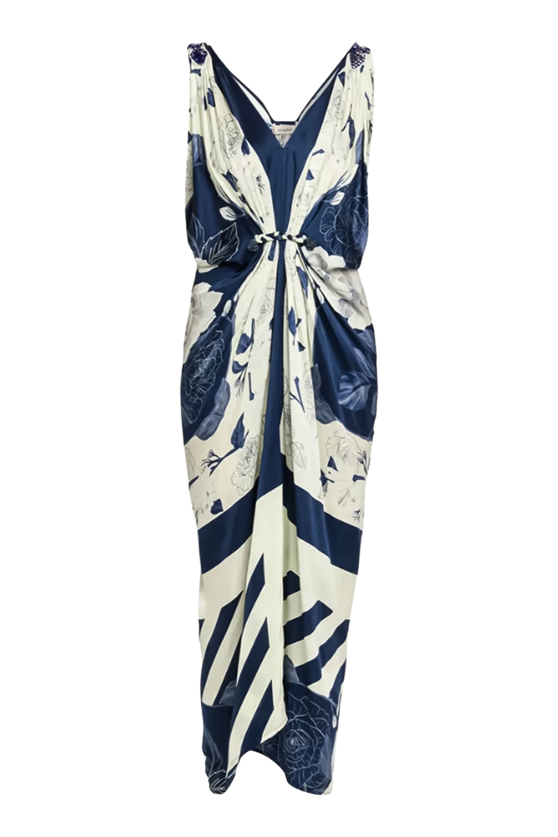 فستان سهرة بدرابيه يدوي