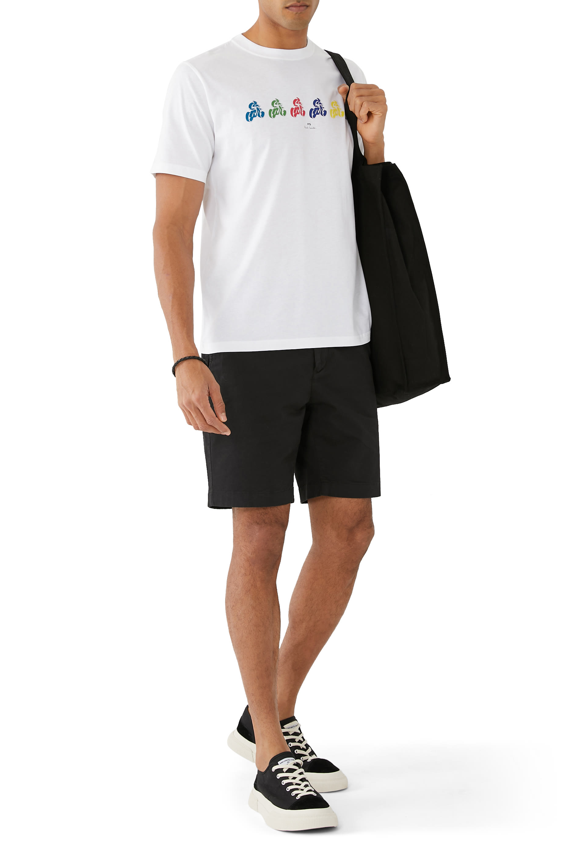 تيشيرت قطن بشعار الماركة 