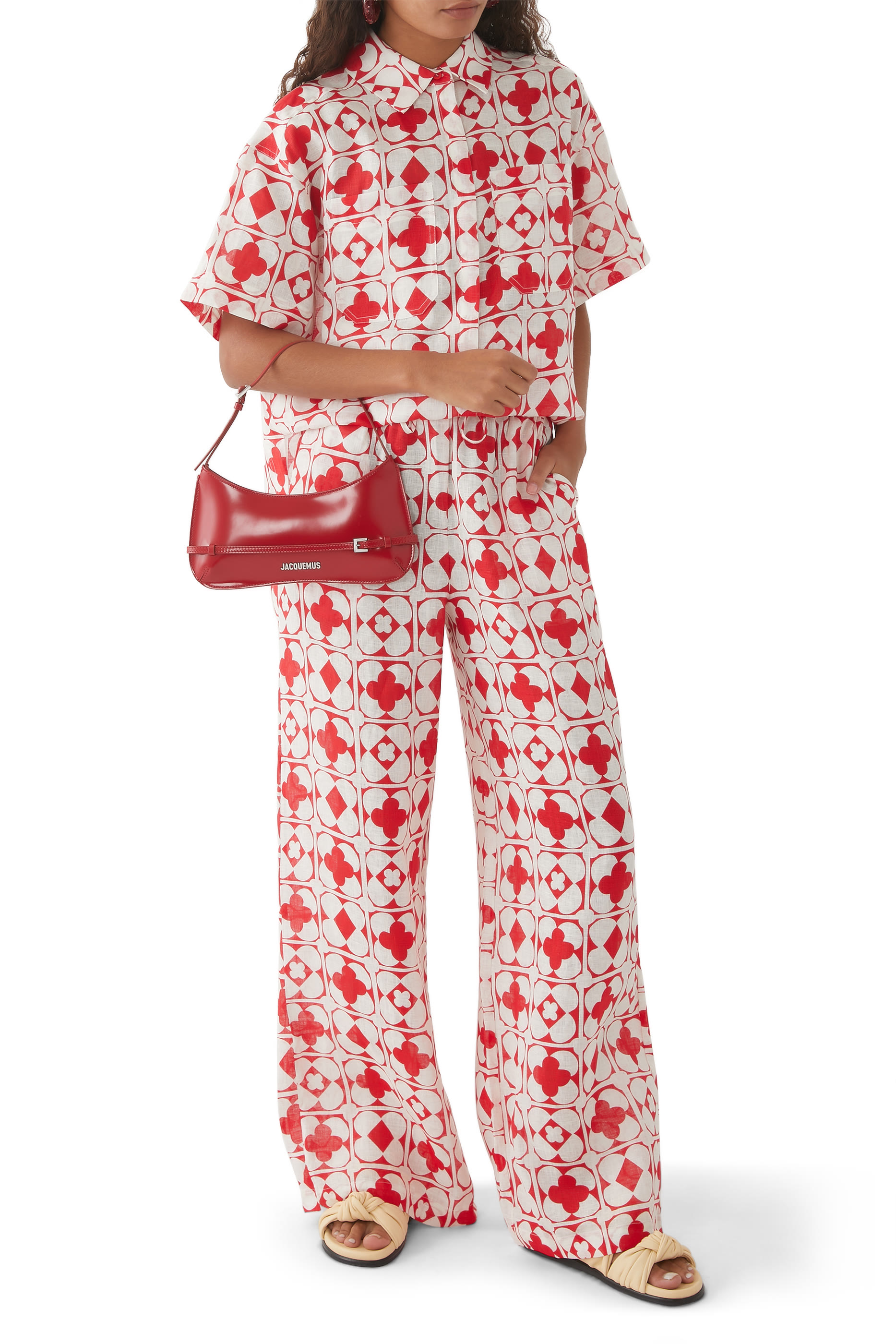 قميص بالمير بأكمام قصيرة