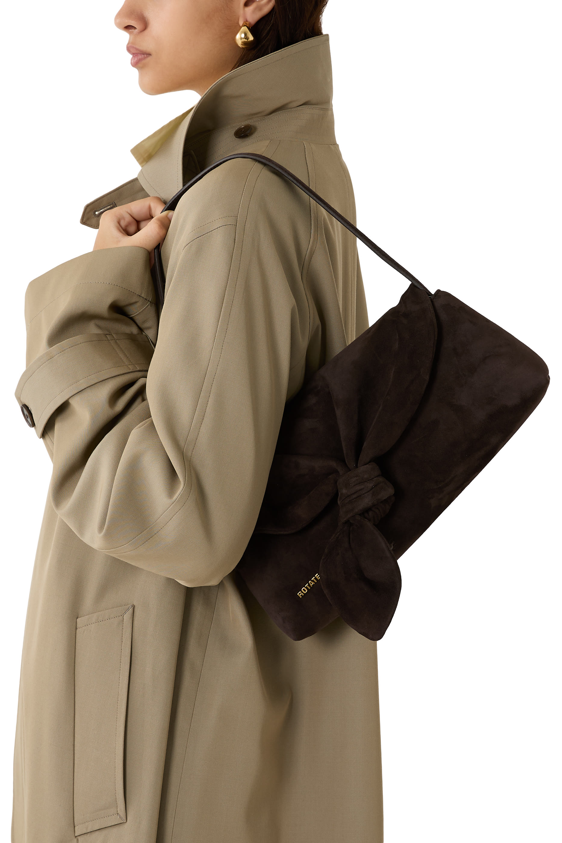 حقيبة بوشاح بعقدة شمواه