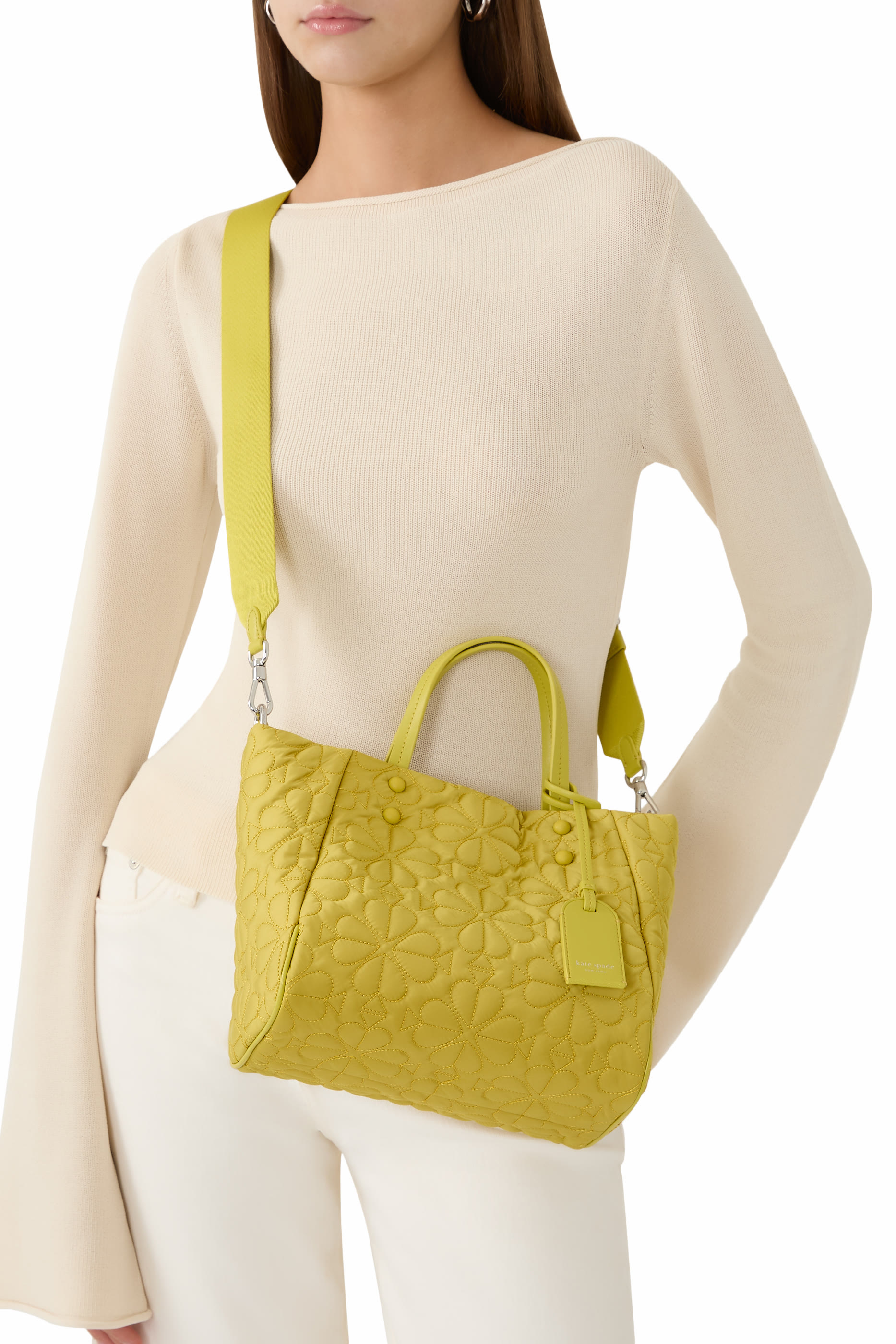 حيبة يد تيلي صغيرة بتصميم مبطن