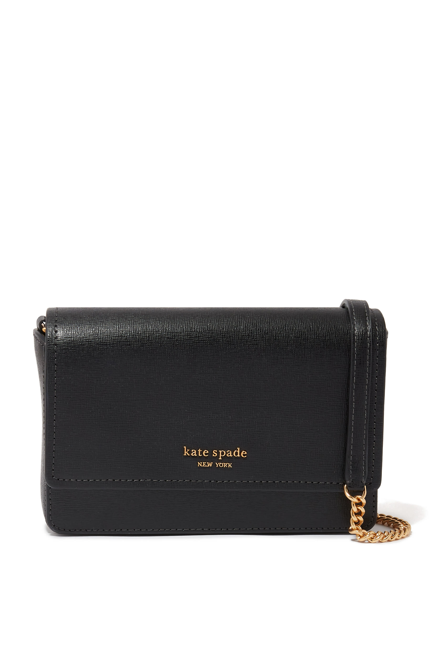 محفظة بغطاء قلاب وسلسلة