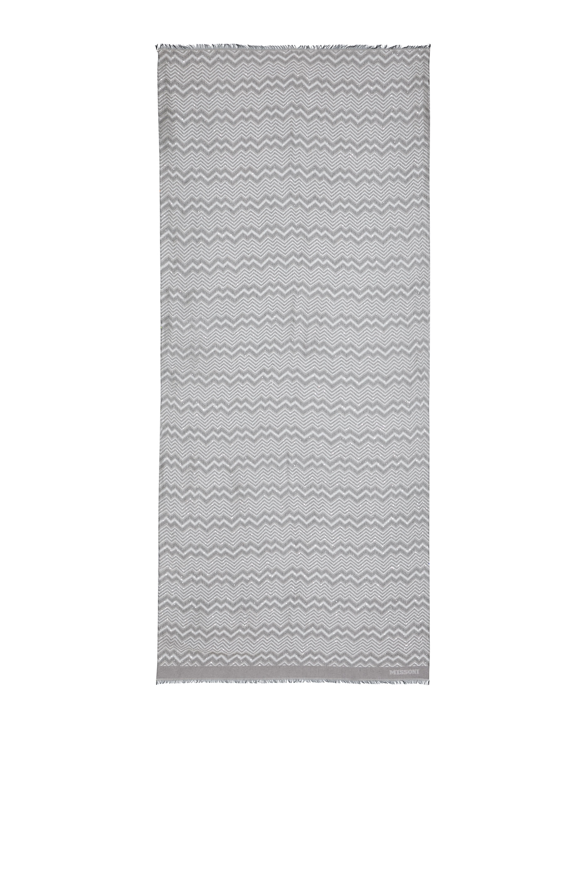 وشاح بترتر ونقشة خطوط متعرجة