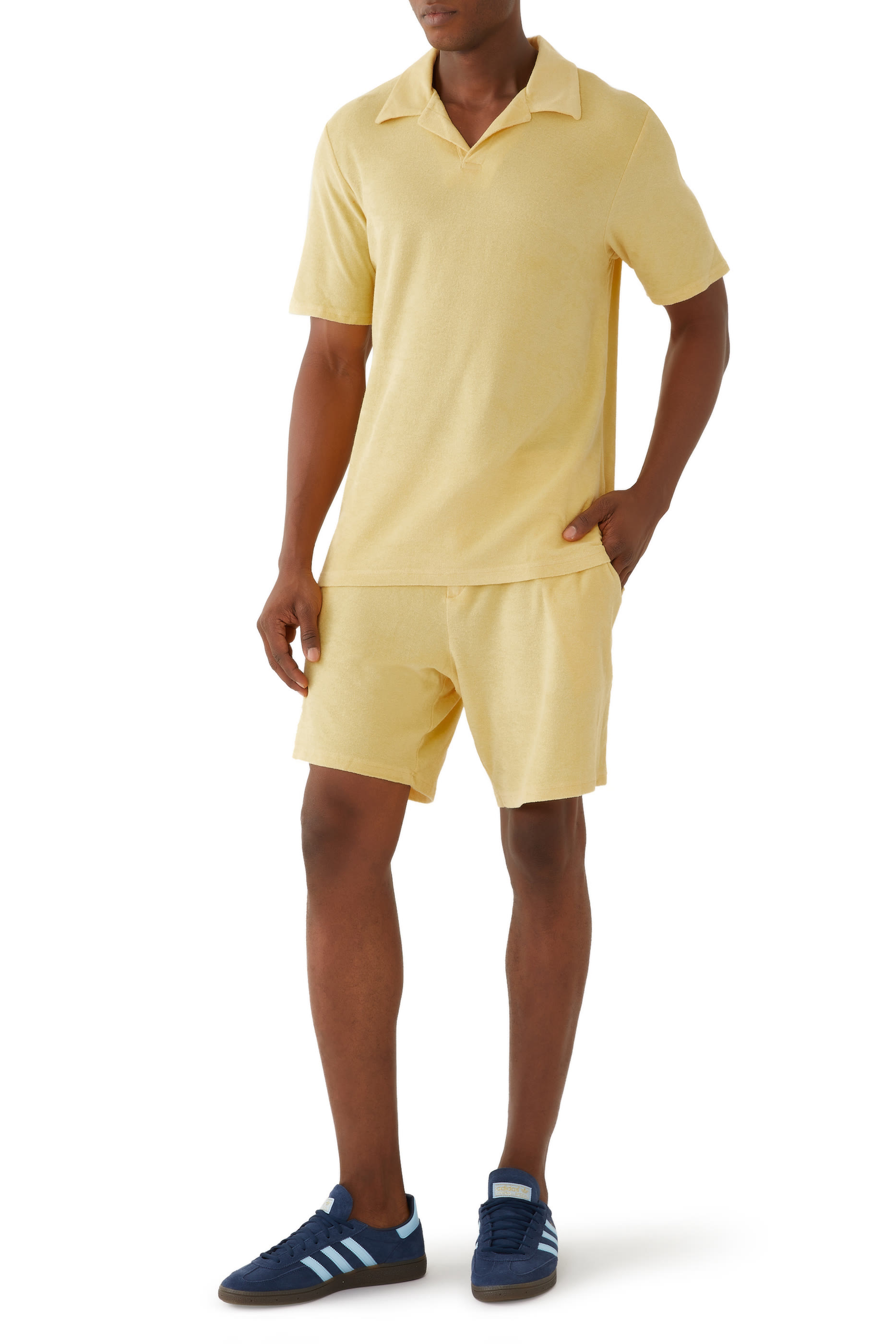 قميص بولو فوستينو مزيج قطن تيري