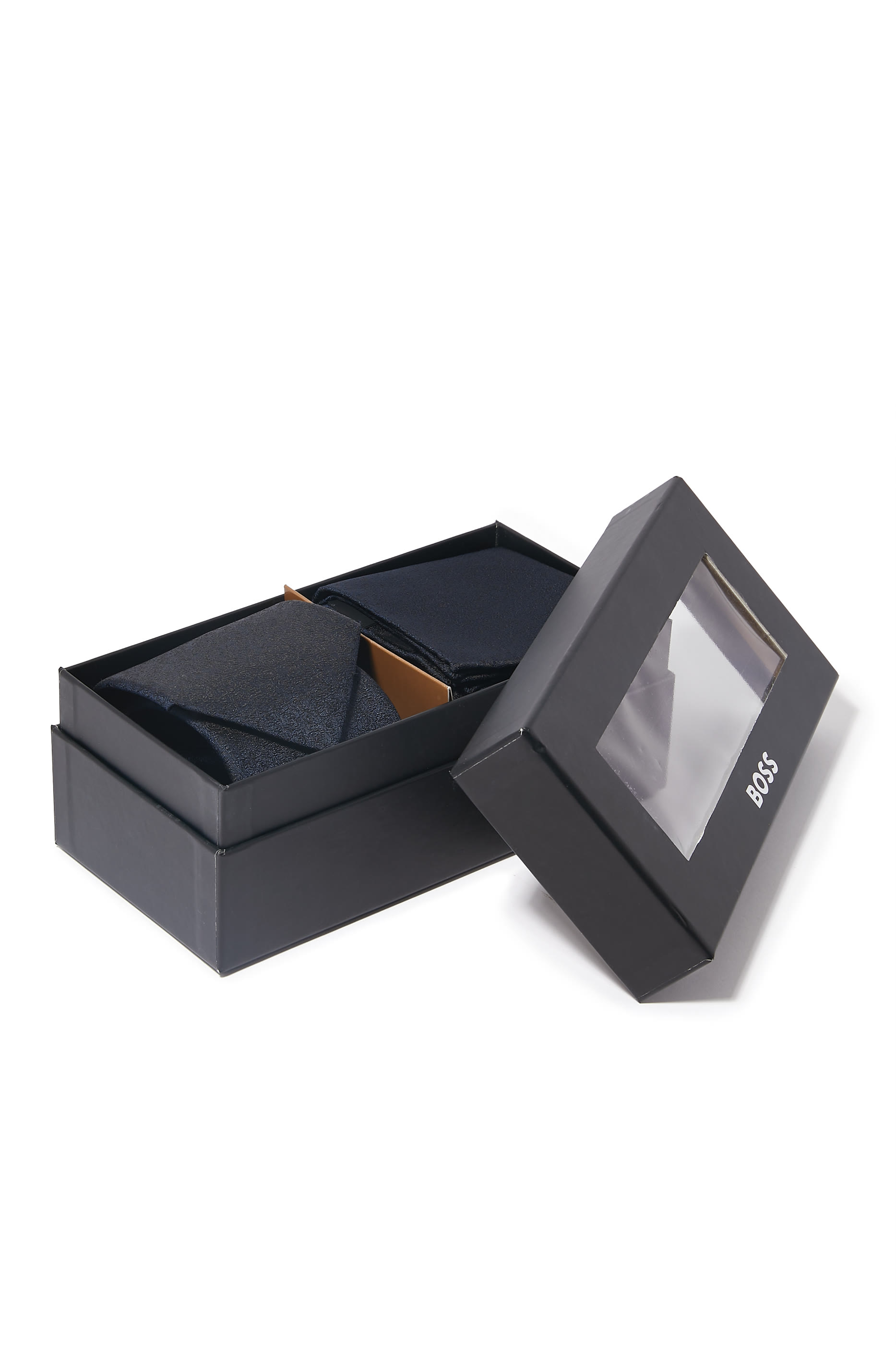 طقم رباط عنق ومنديل جيب