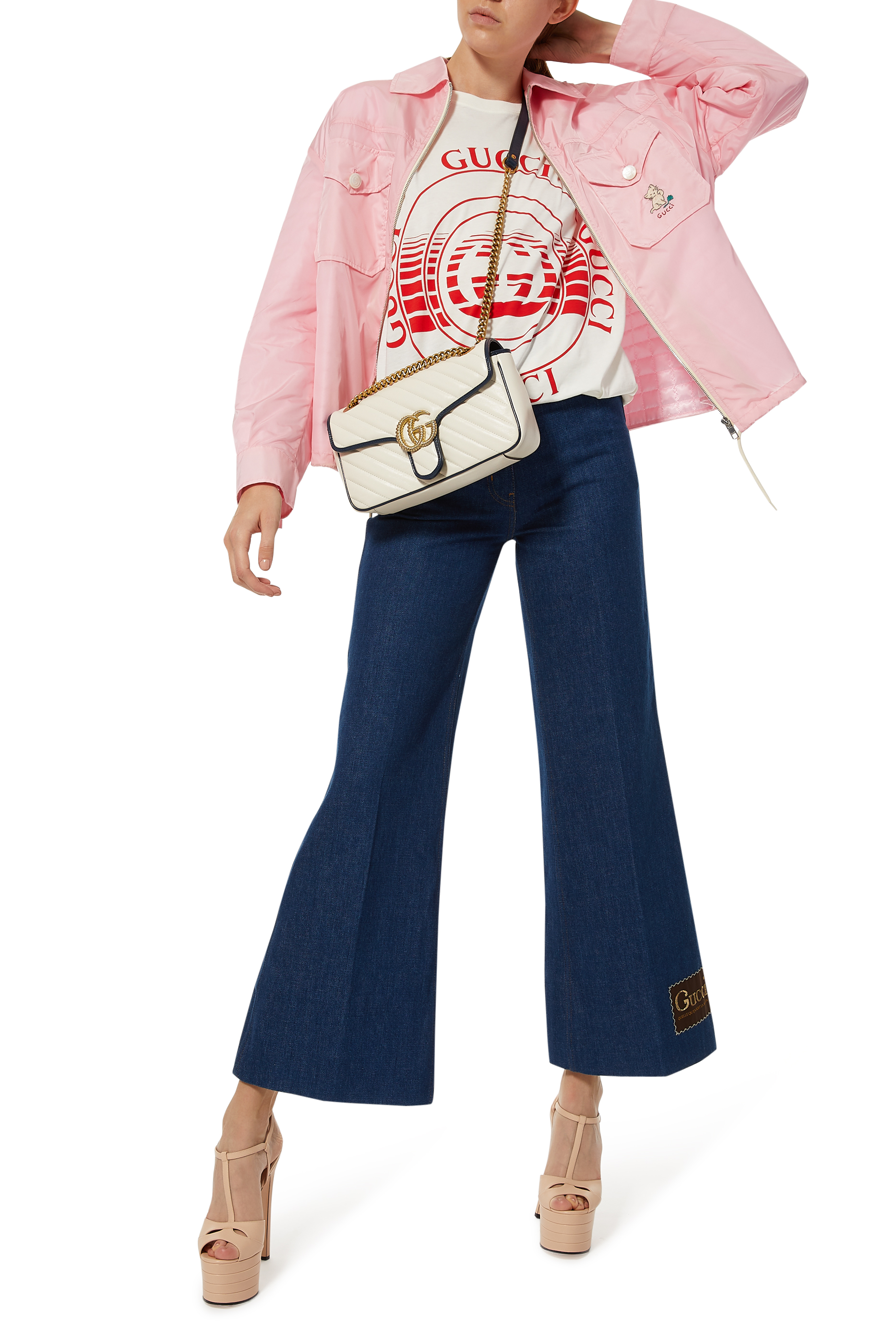 حقيبة كتف مارمونت صغيرة بشعار GG